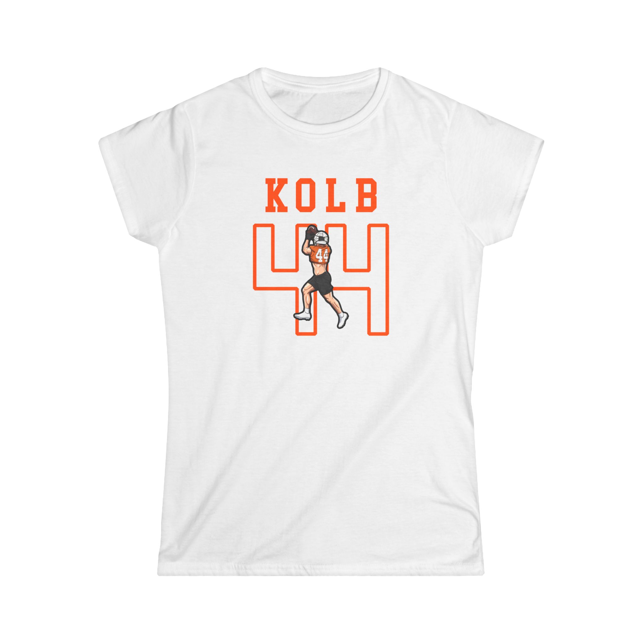 Women's Softstyle Tee — character_shirsey in White
