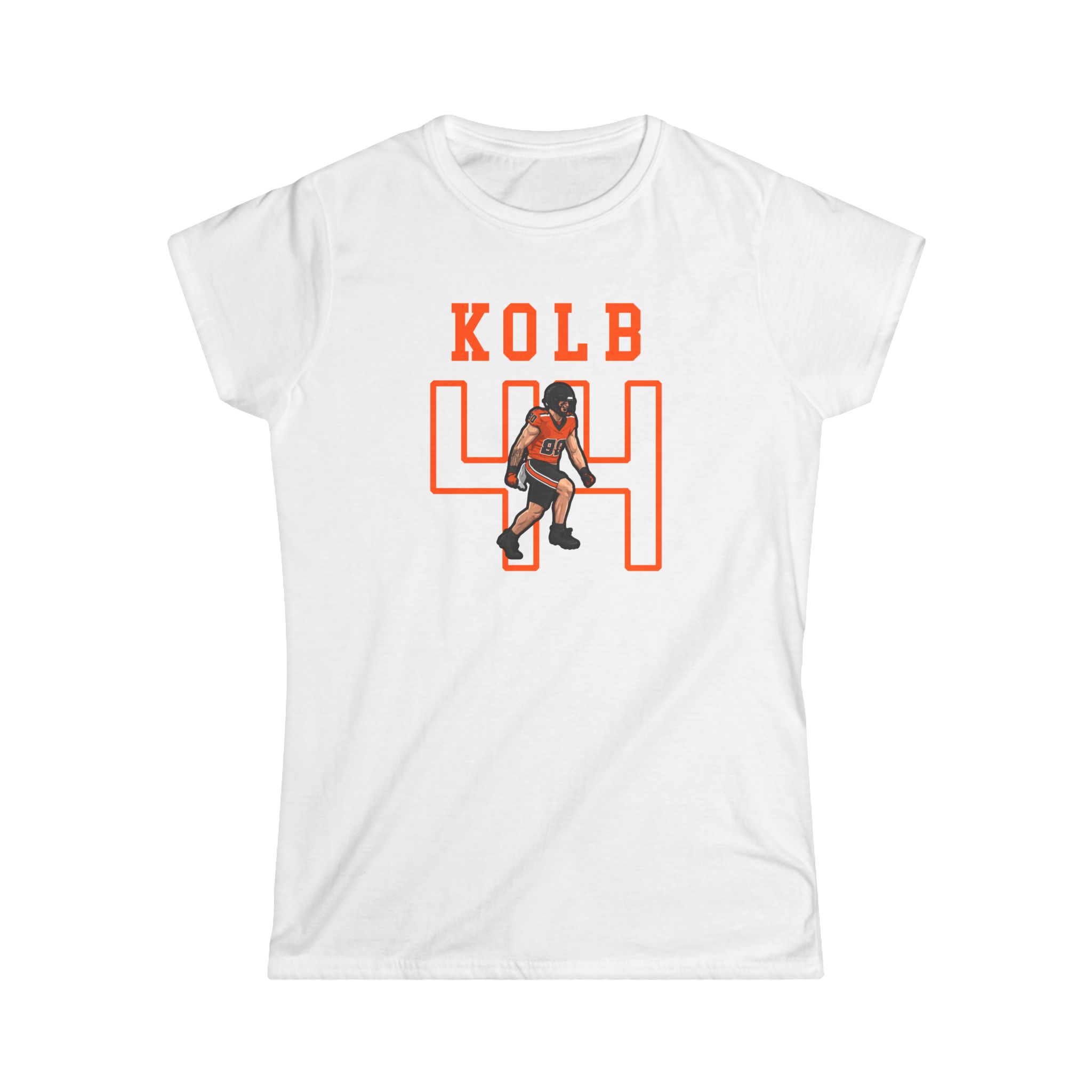 Women's Softstyle Tee — character_shirsey in White