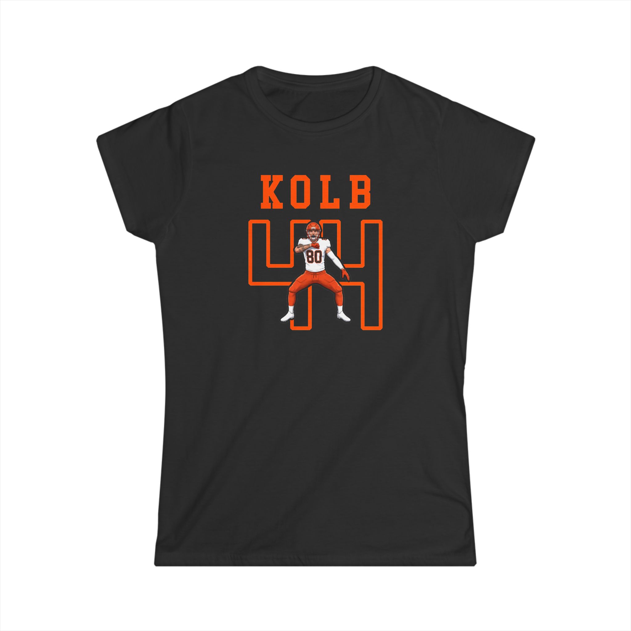 Women's Softstyle Tee — character_shirsey in Black
