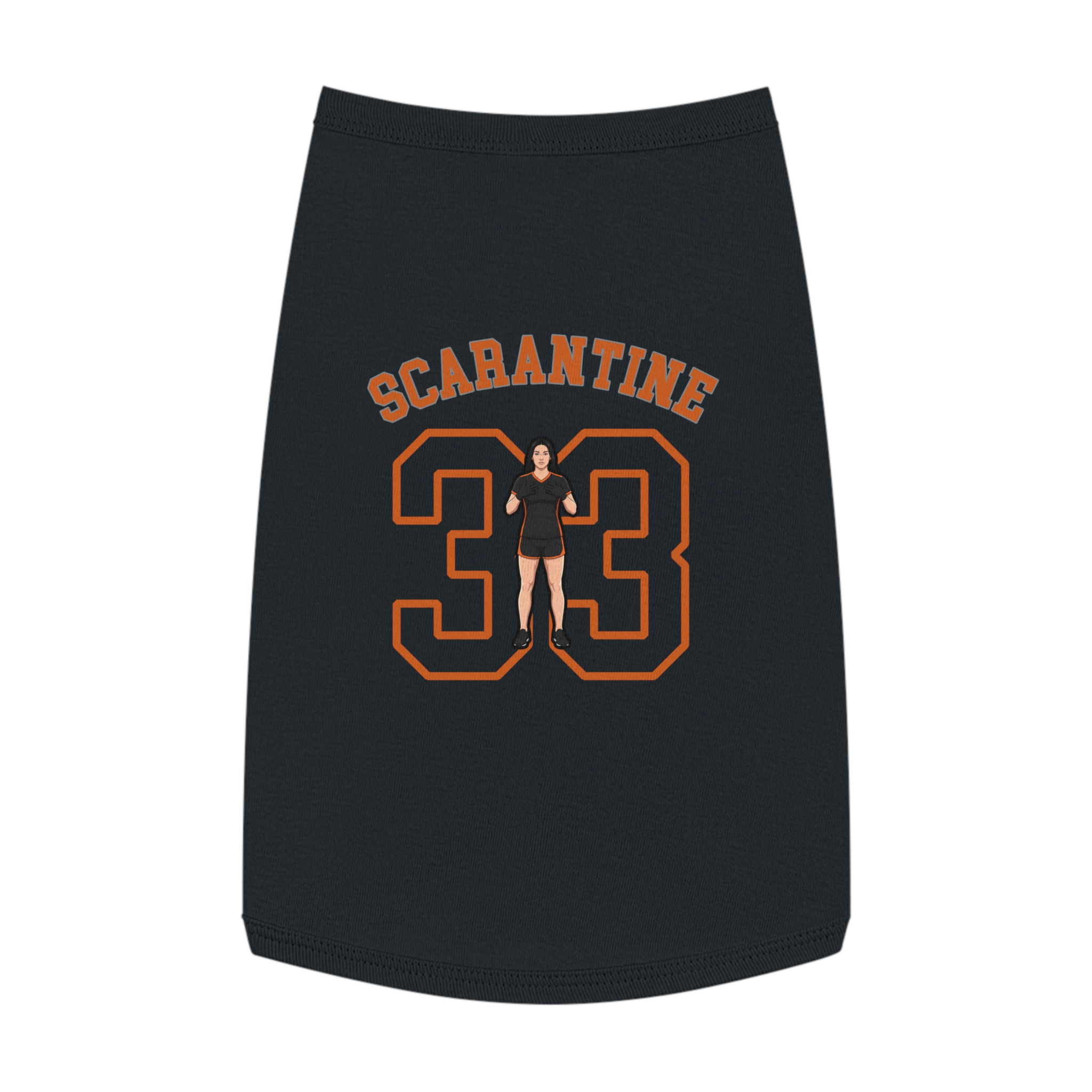 Pet Tank Top — character_shirsey_arch in White