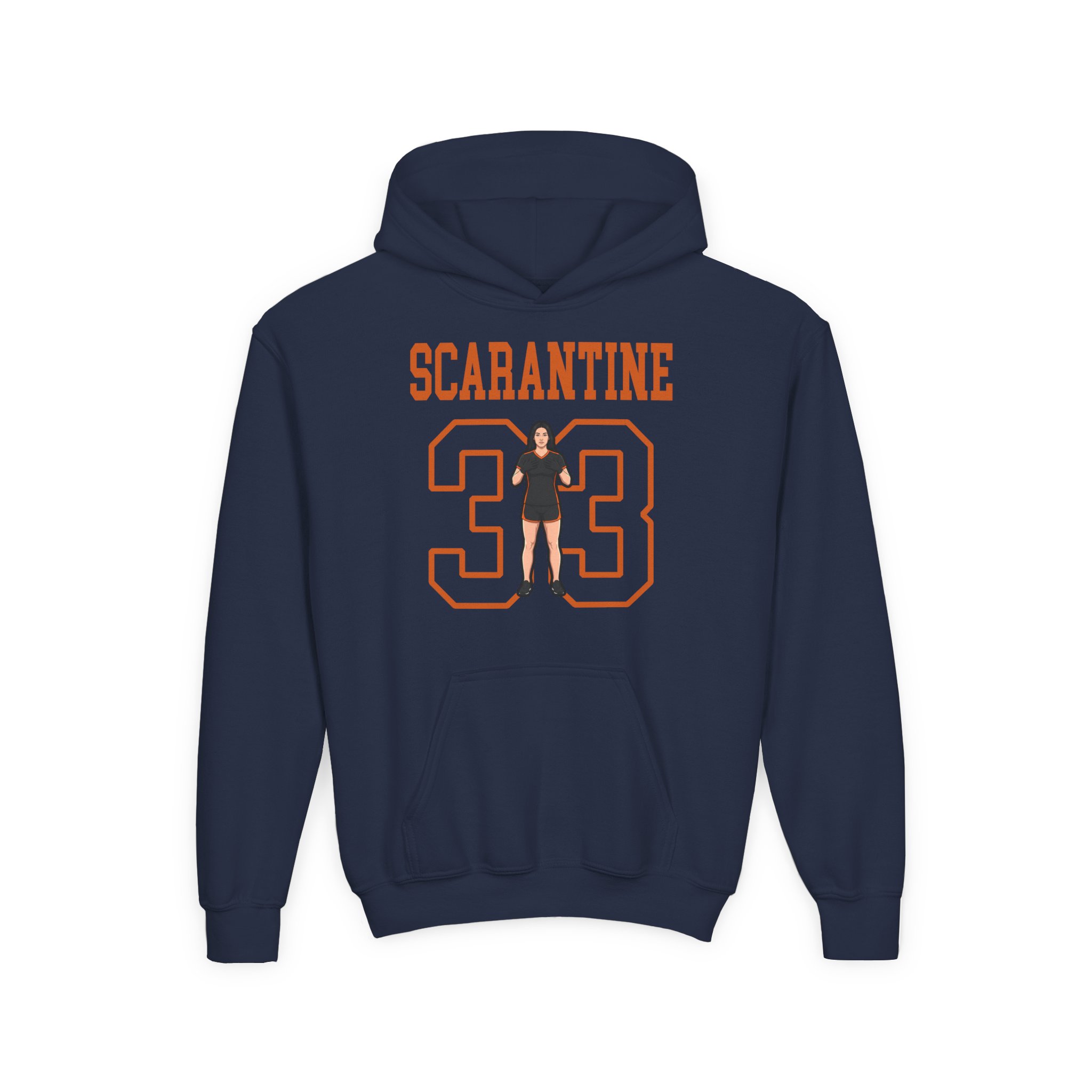Youth Hoodie — character_shirsey in Navy
