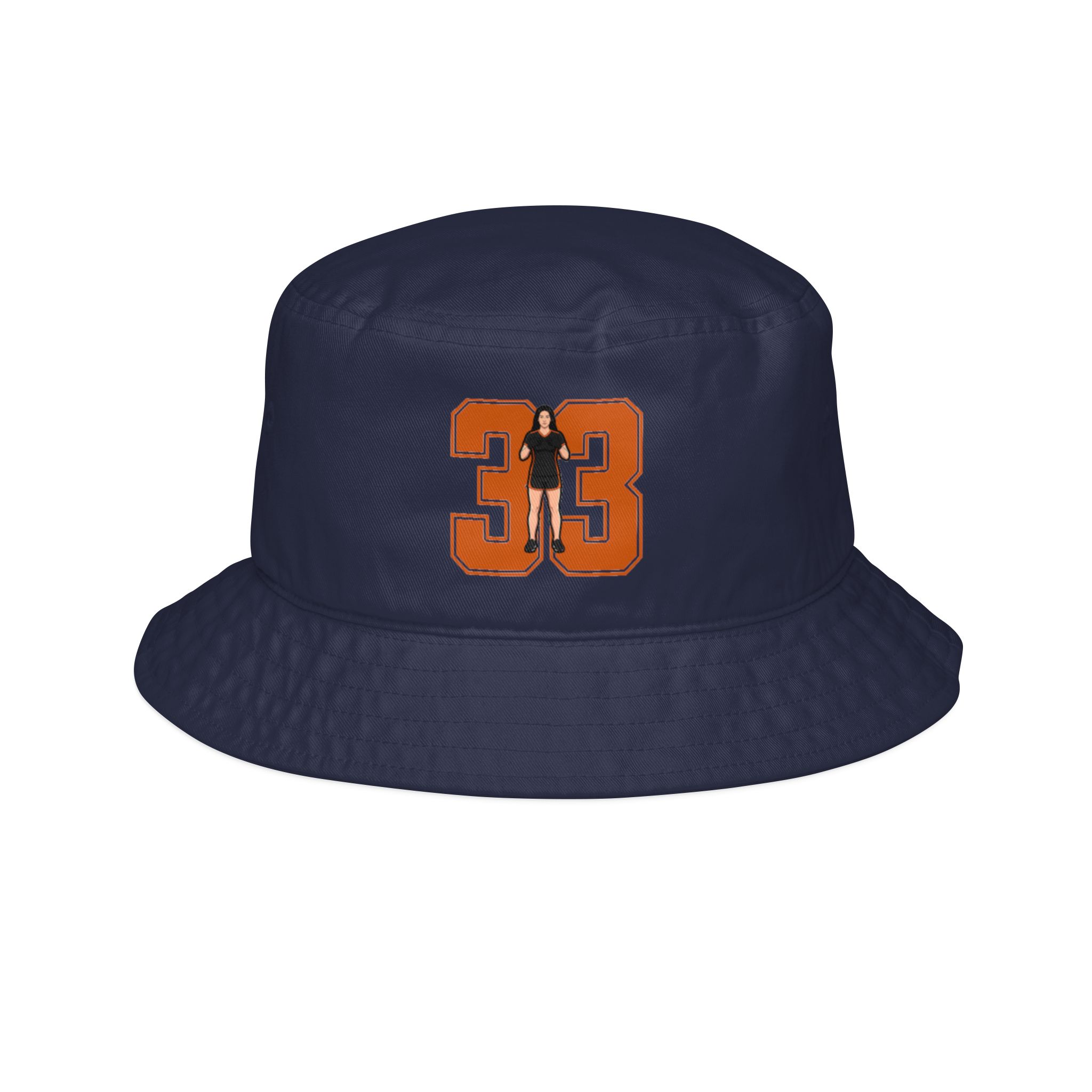 Bucket Hat — character_number in Navy