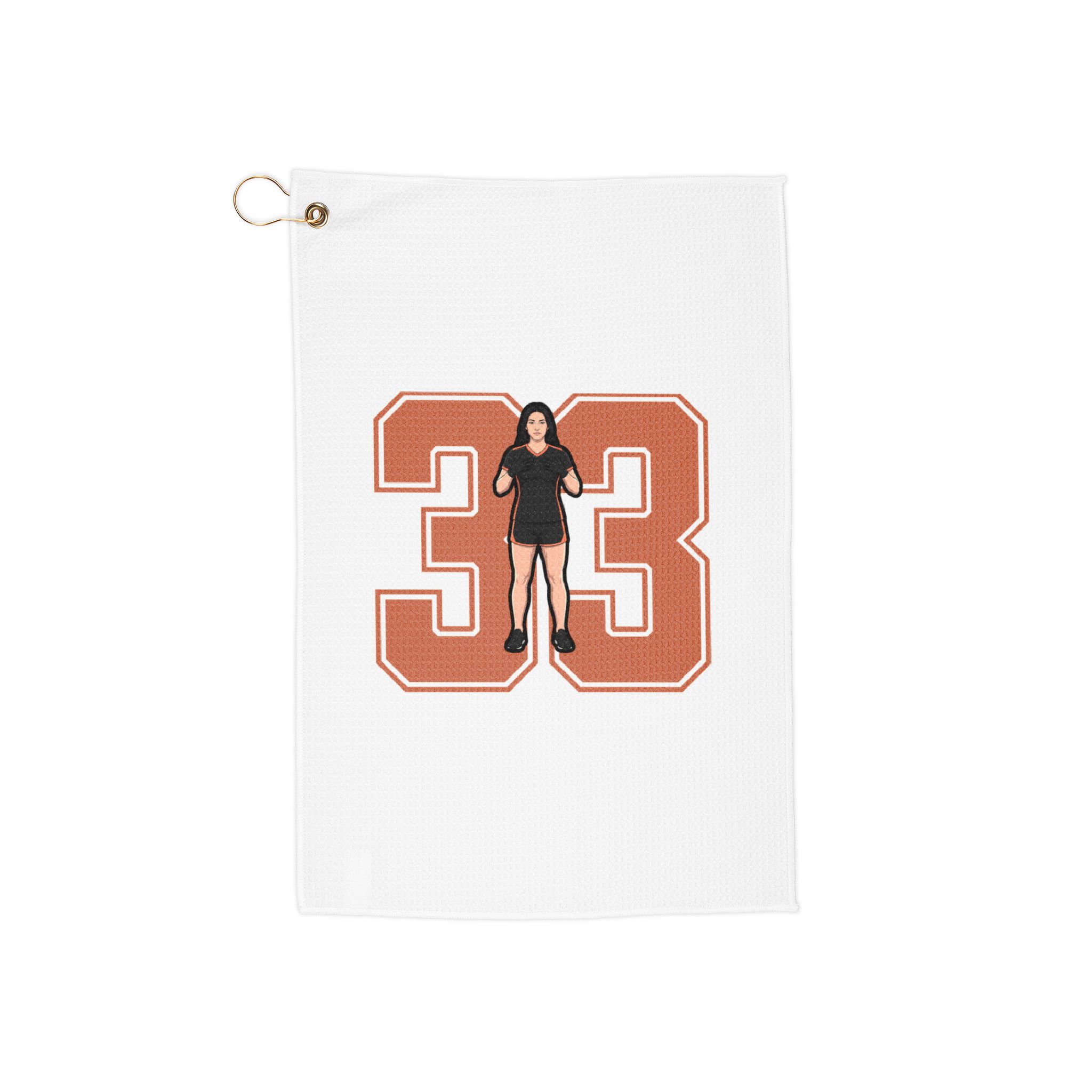 Golf Towel — character_number in Classic