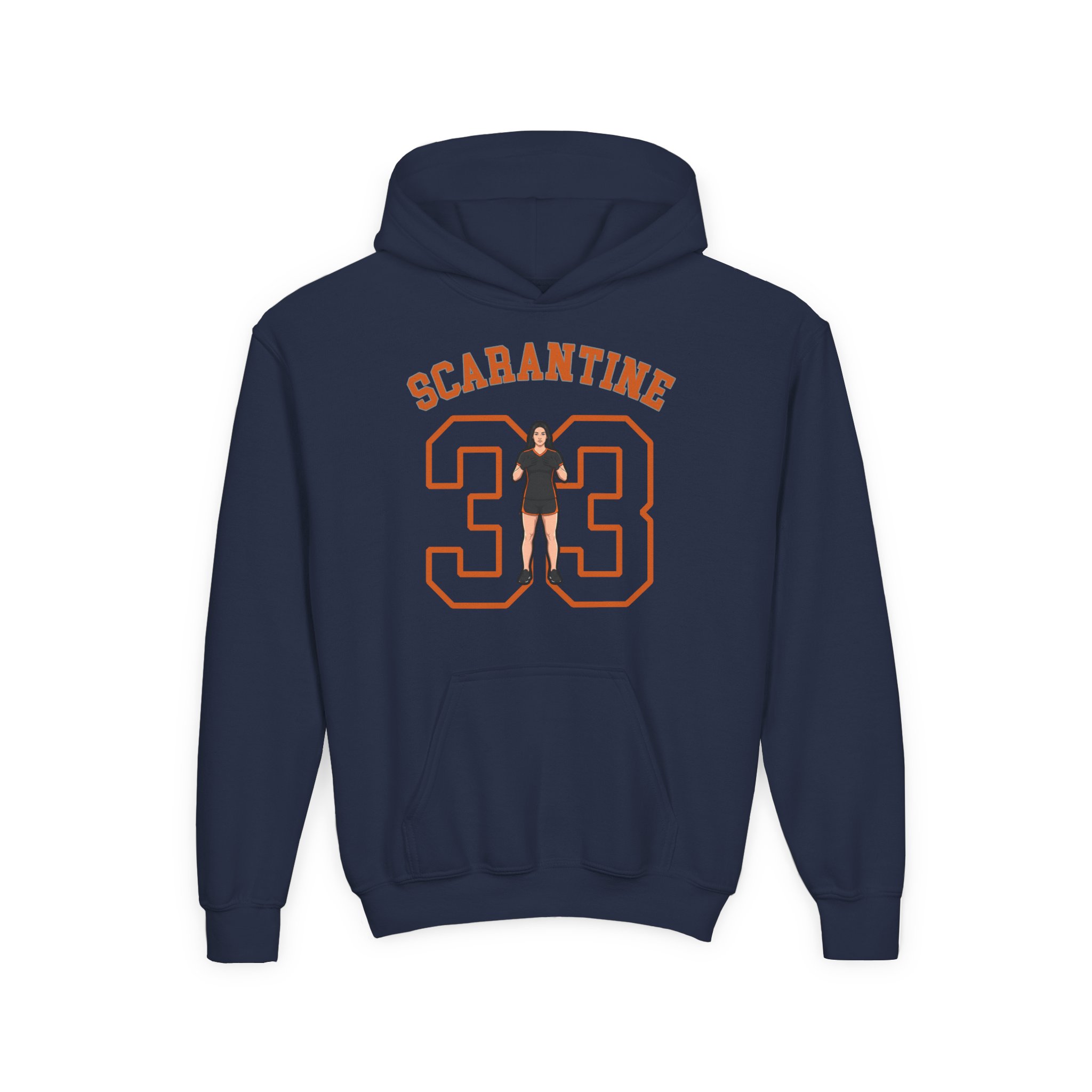 Youth Hoodie — character_shirsey_arch in Navy