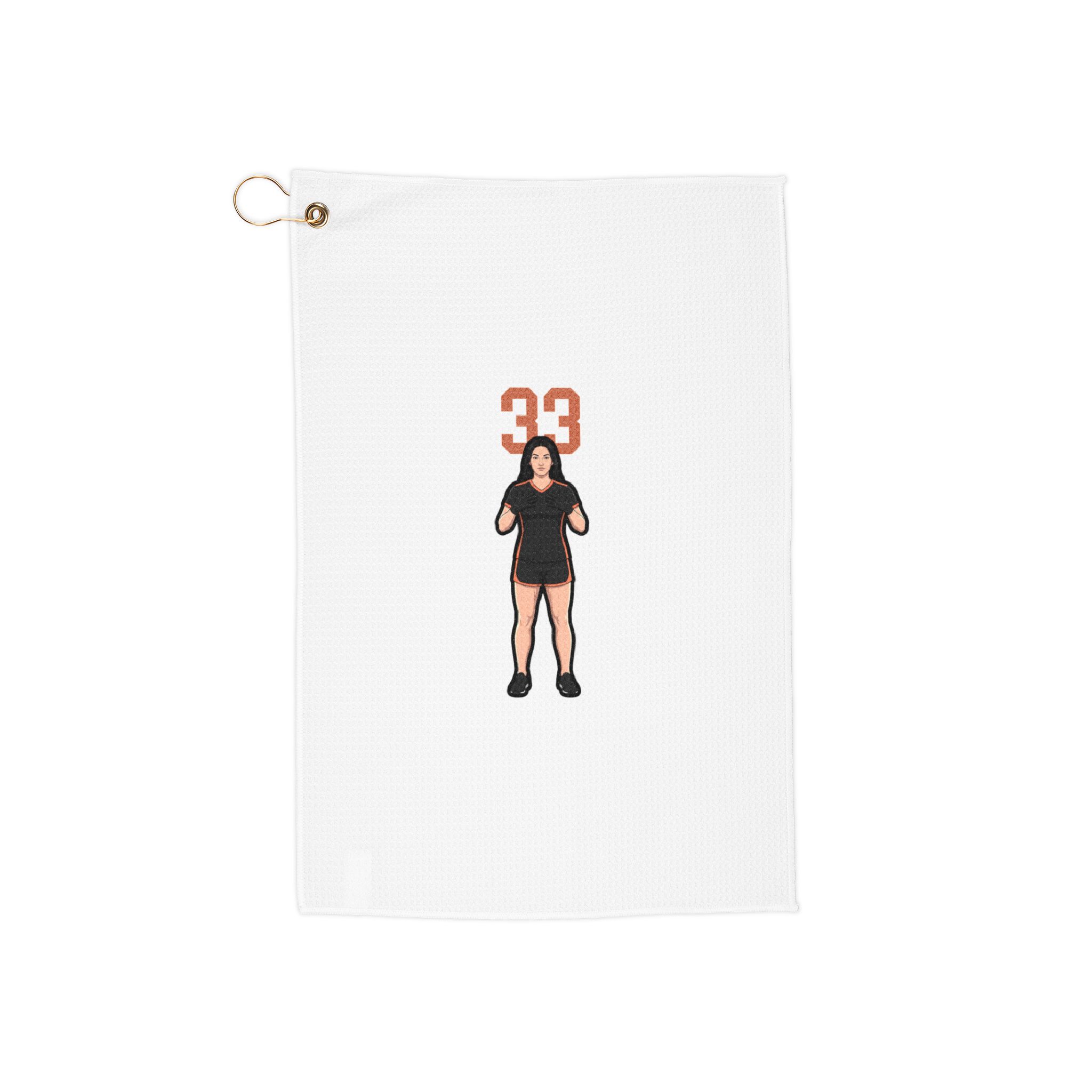 Golf Towel — character_number_top in Classic