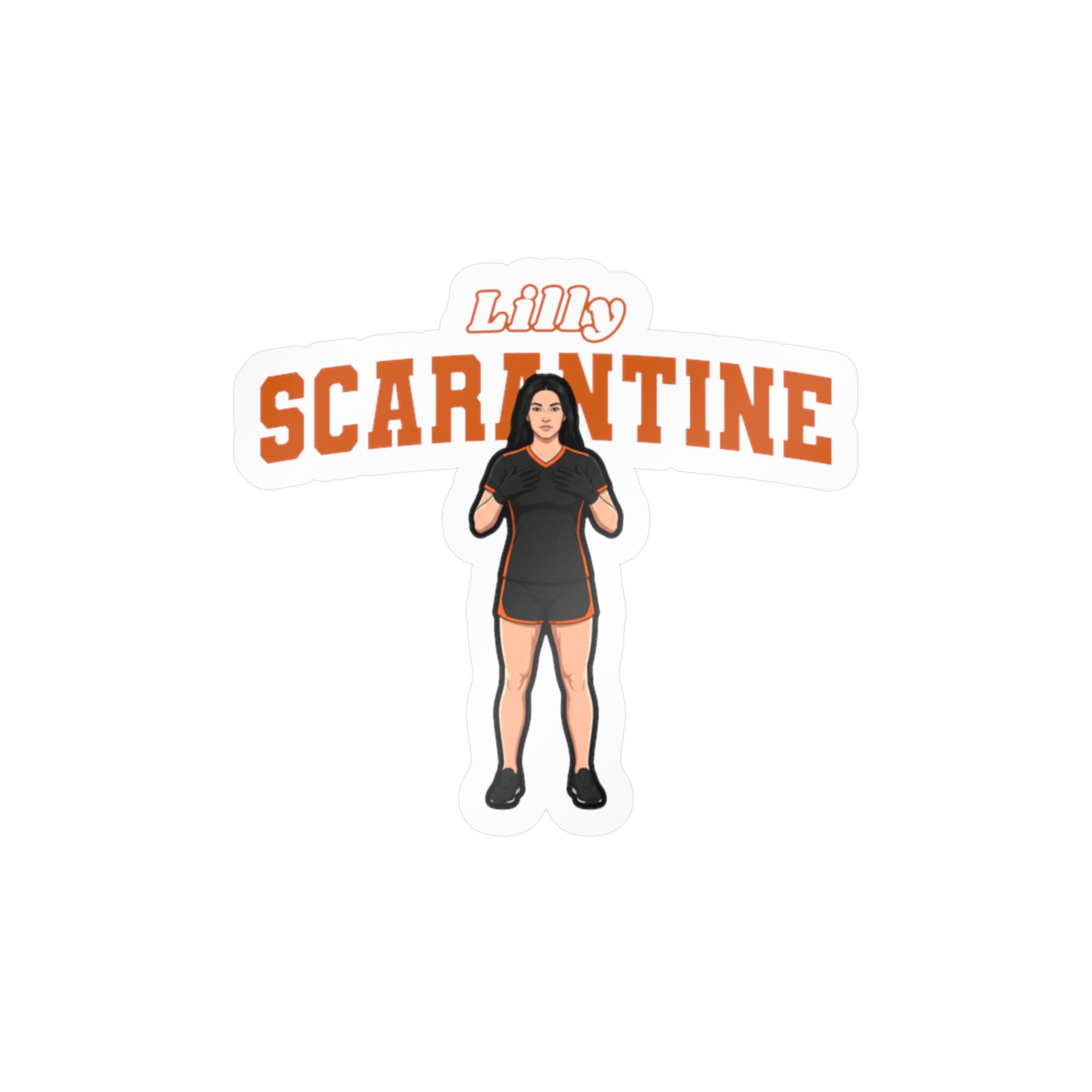 Vinyl Sticker — character_name_arch in Classic