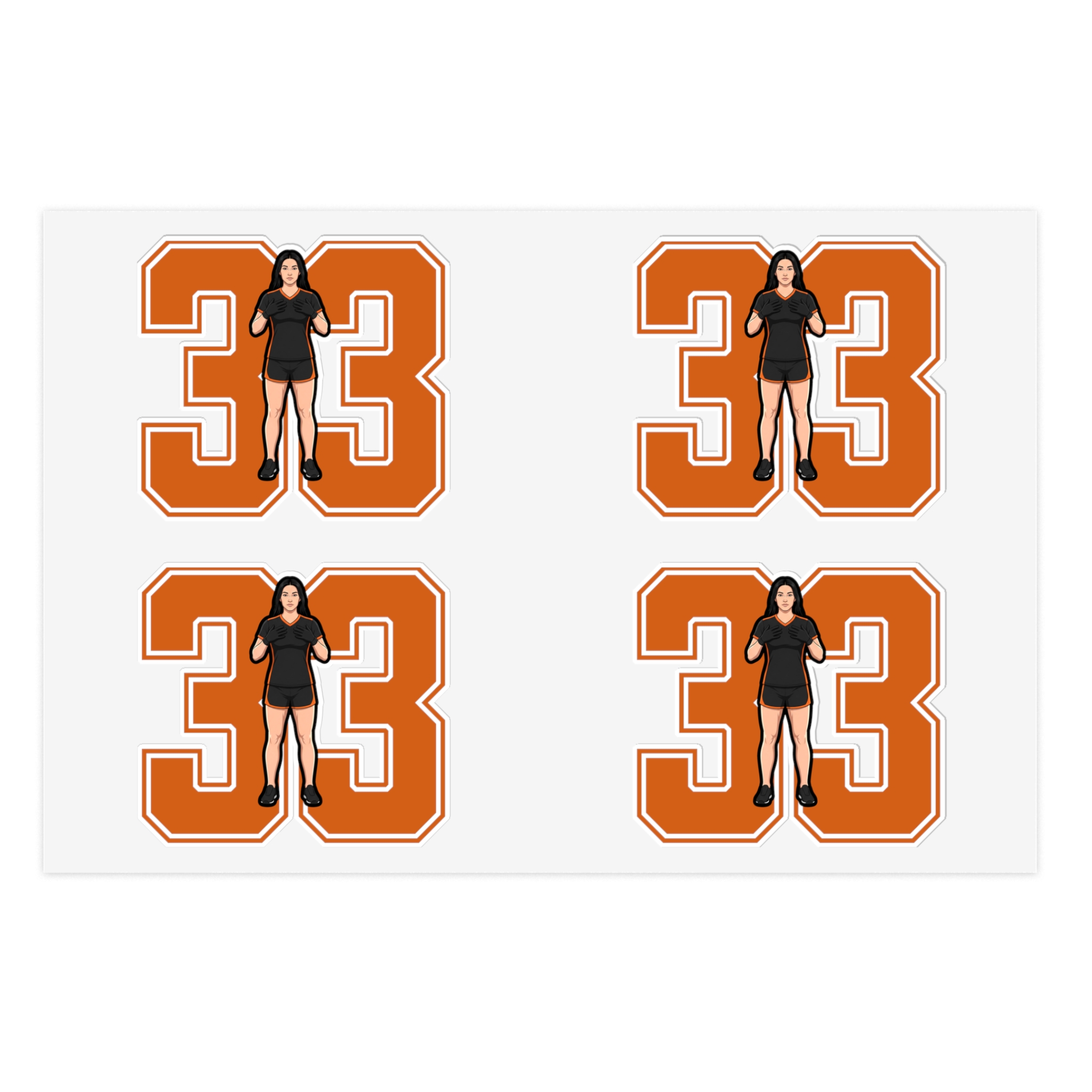 Sticker Sheet — character_number in Classic