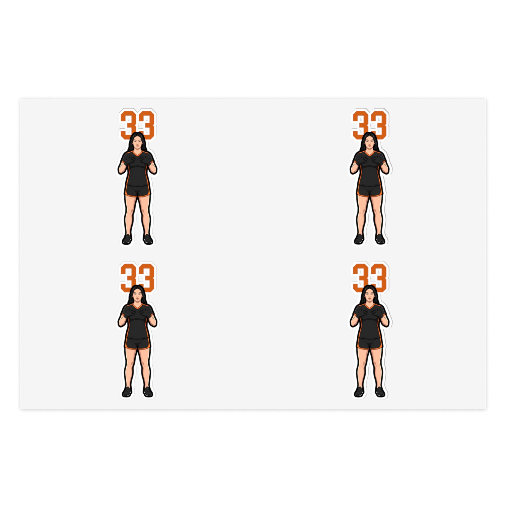 Sticker Sheet — character_number_top in Classic