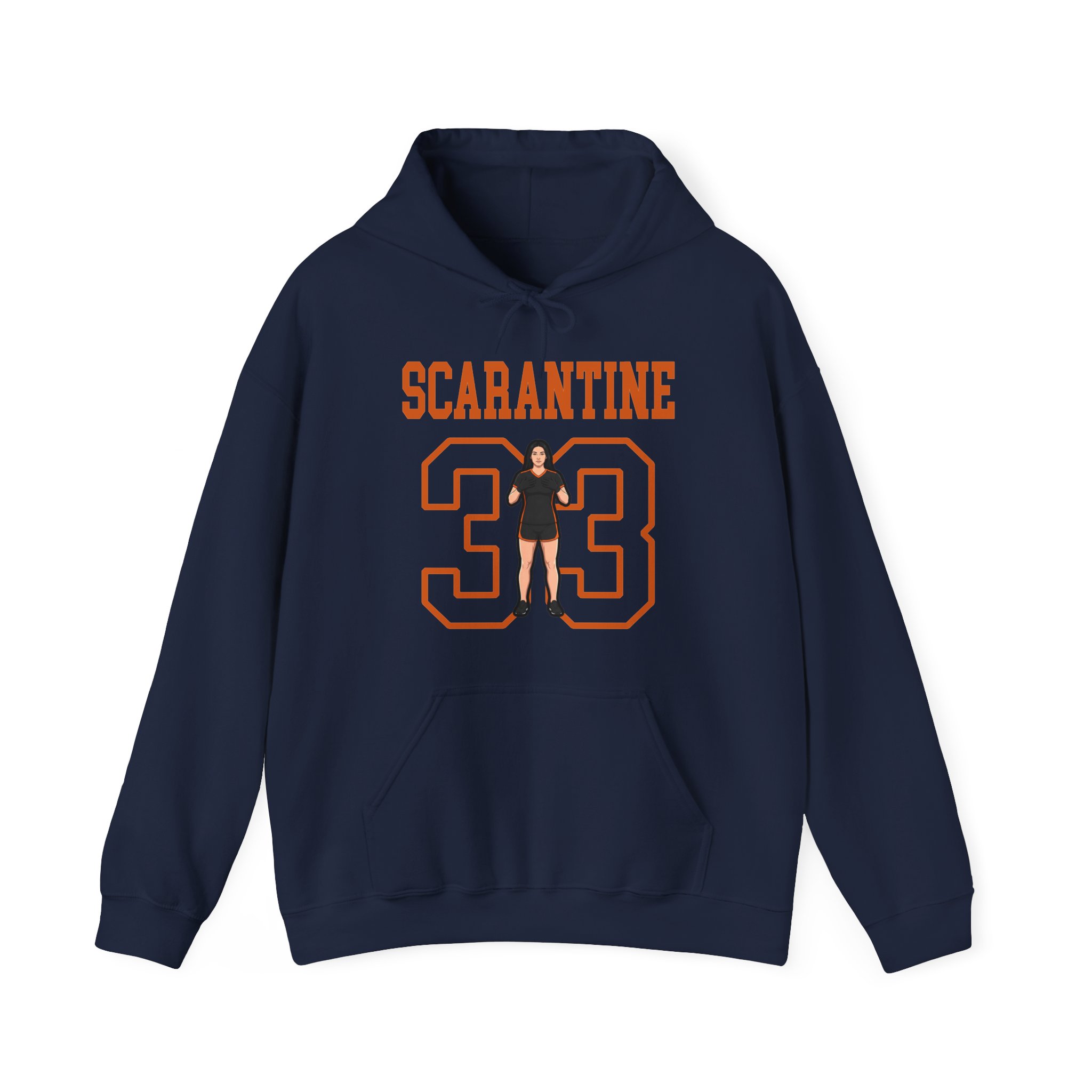 Hoodie — character_shirsey in Navy