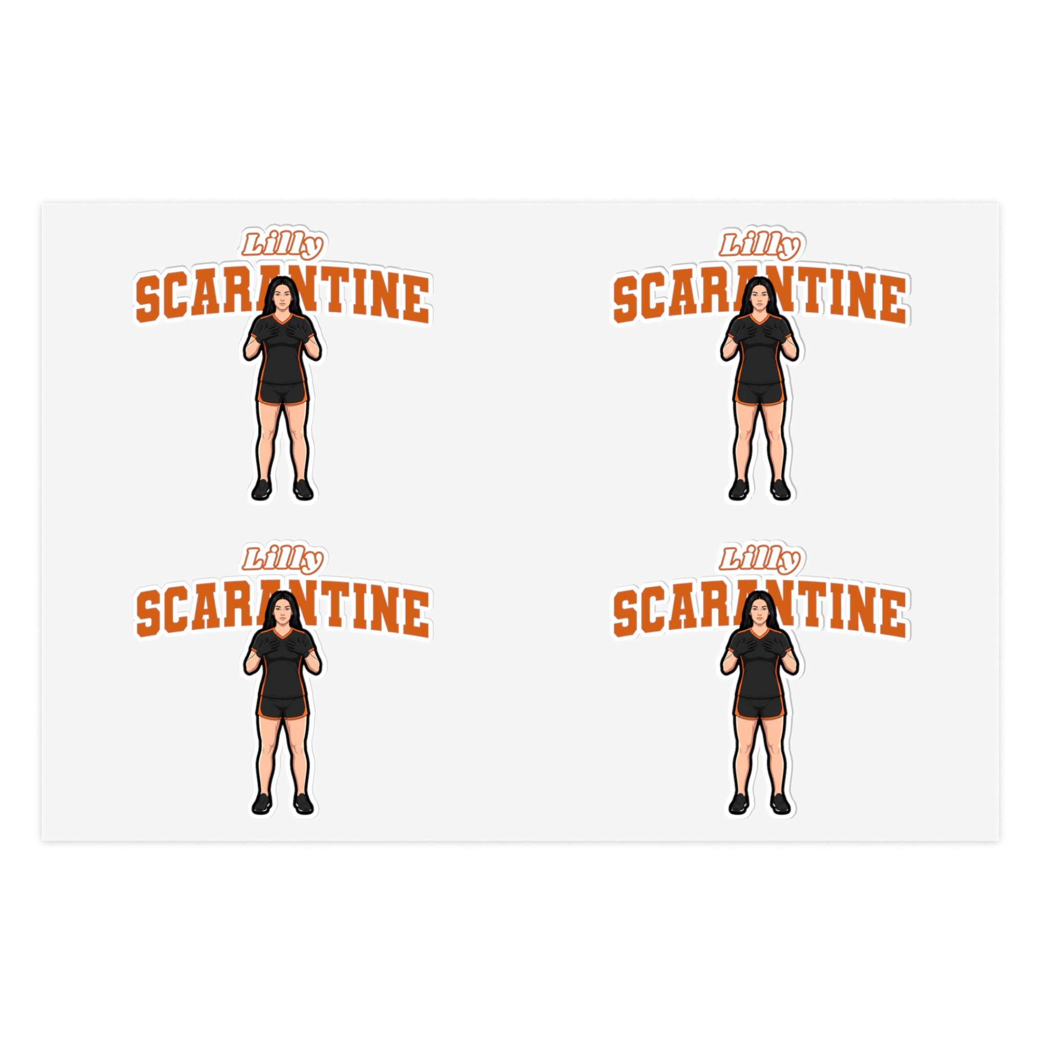 Sticker Sheet — character_name_arch in Classic