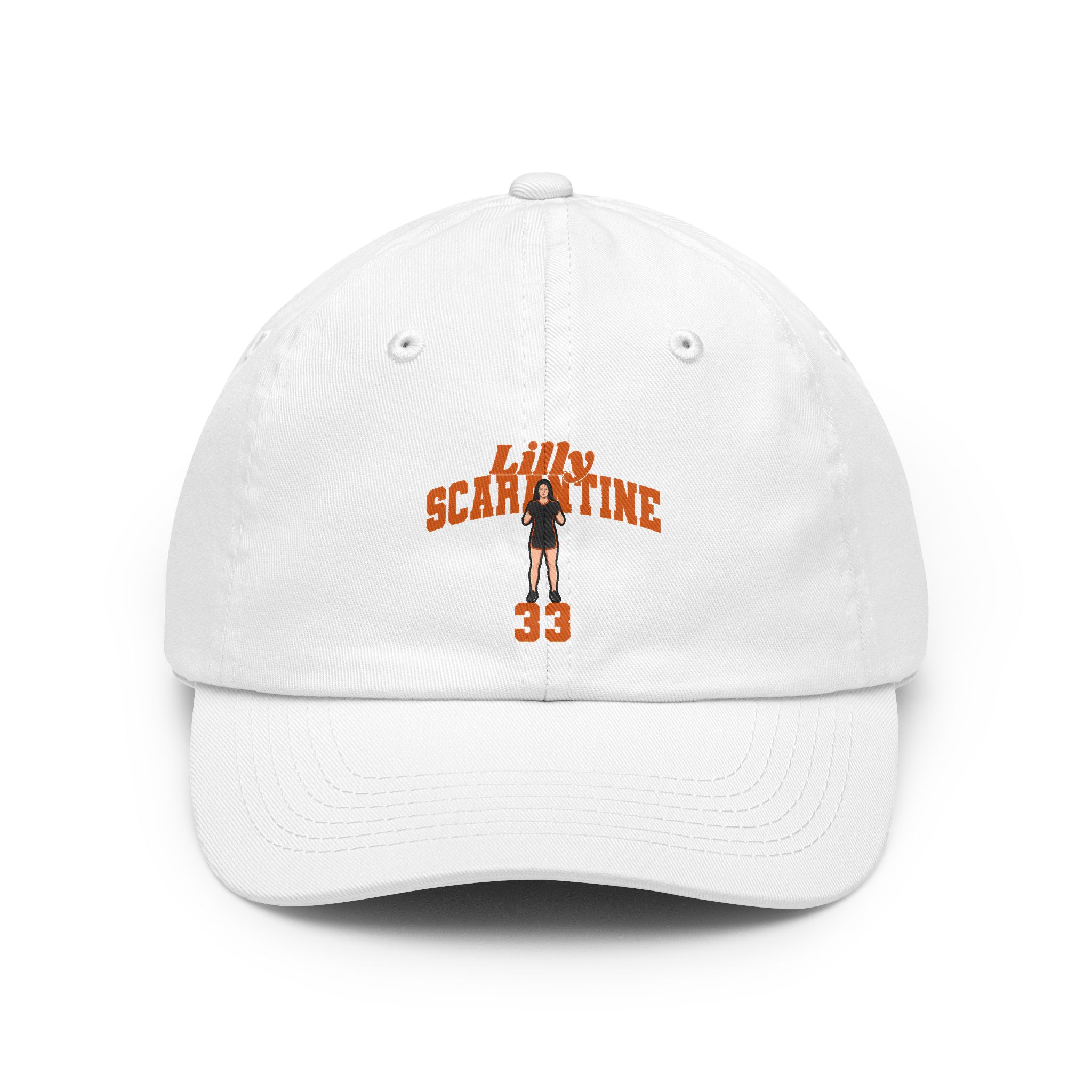 Classic Cap — character_signature_arch in White