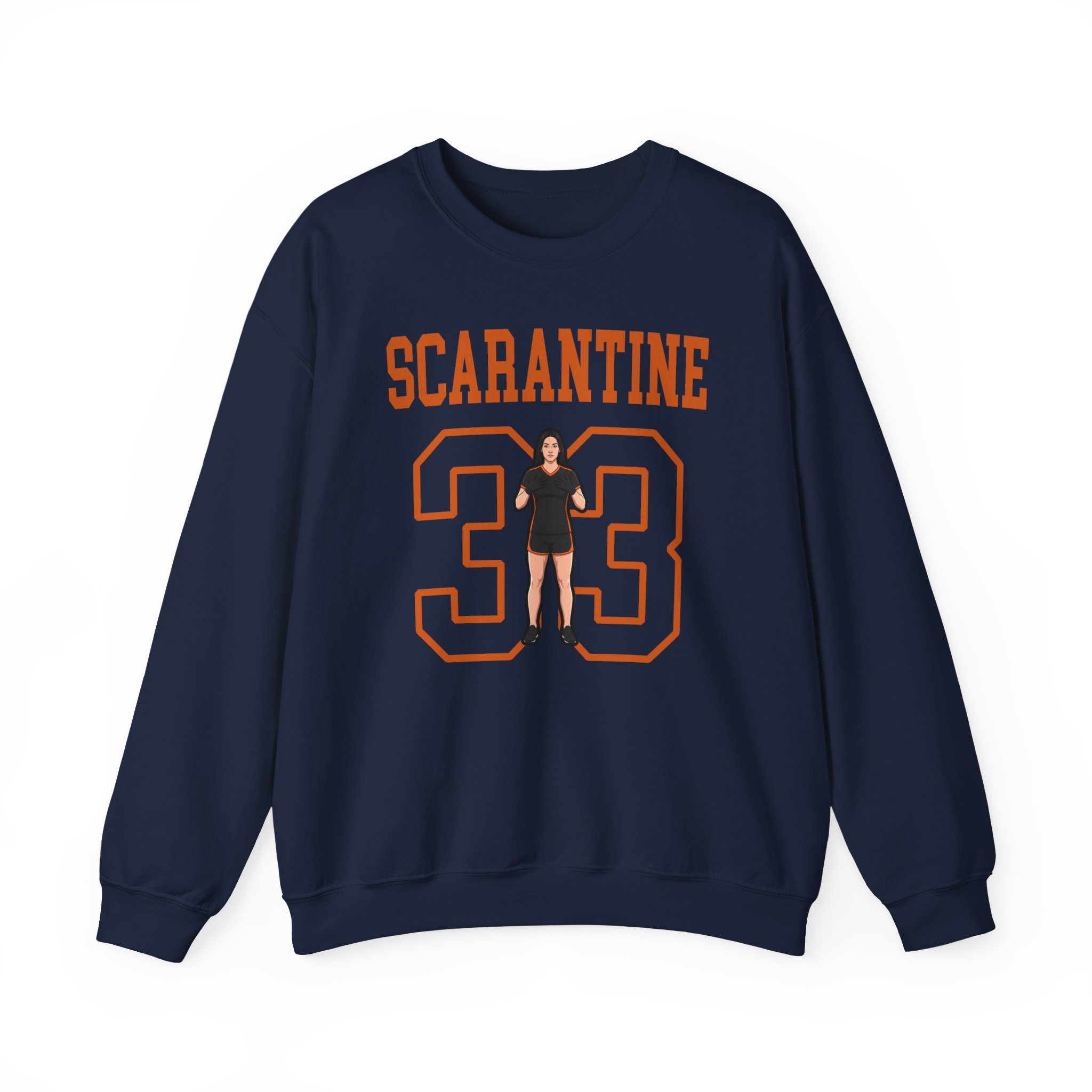 Crewneck Sweatshirt — character_shirsey in Navy