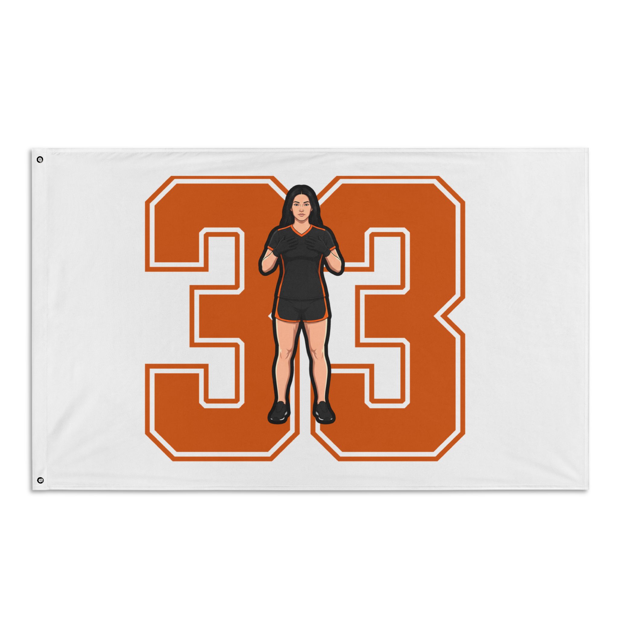 Flag (35 × 56 in) — character_number in Classic