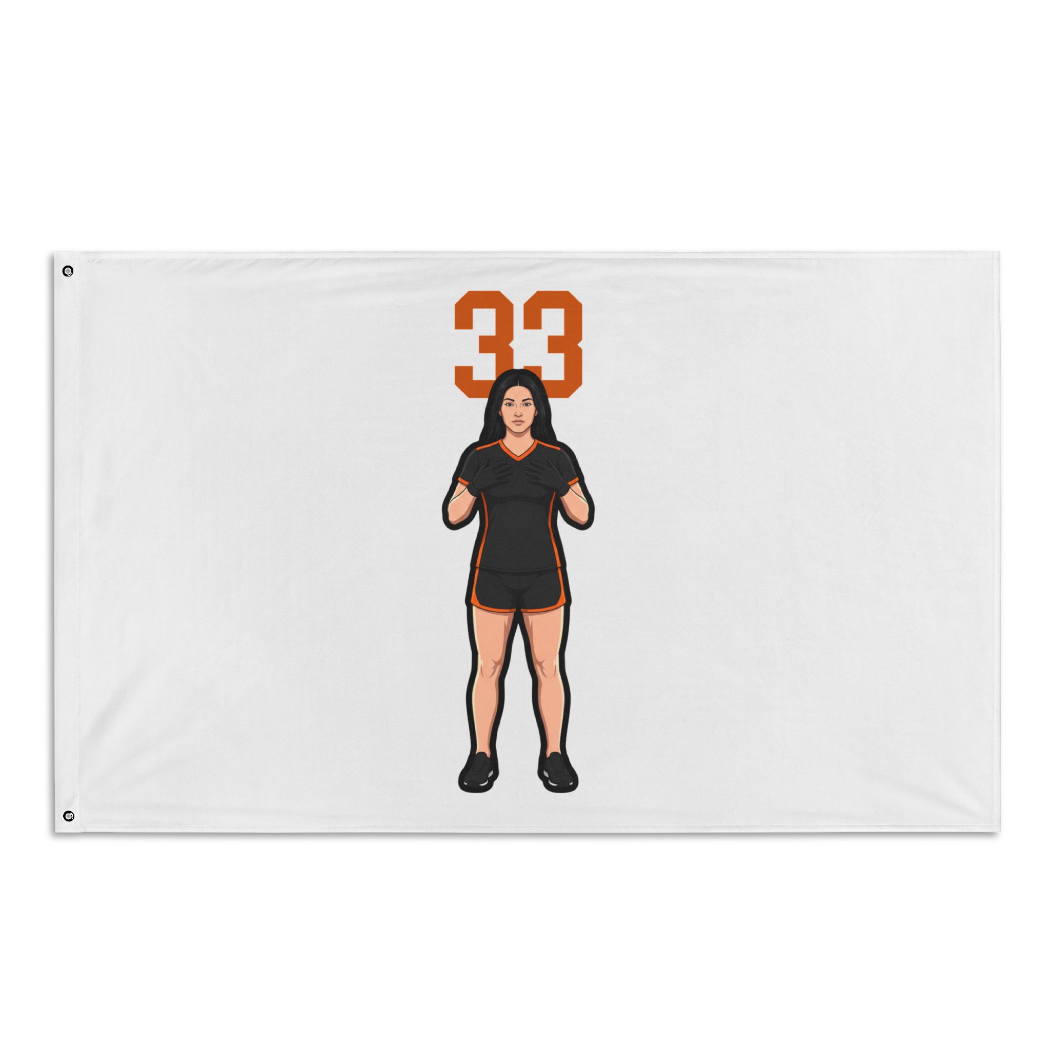 Flag (35 × 56 in) — character_number_top in Classic