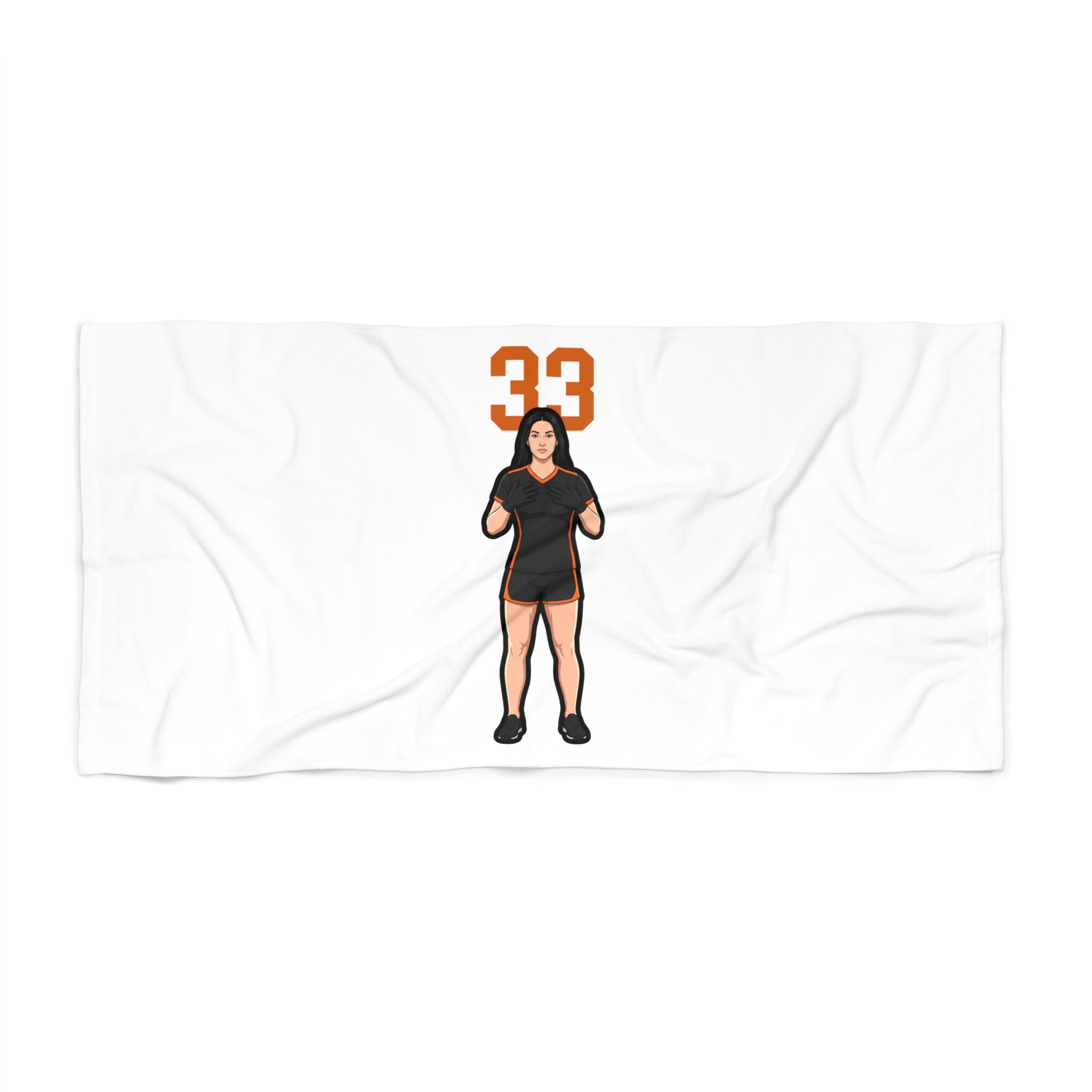 Beach Towel — character_number_top in Classic