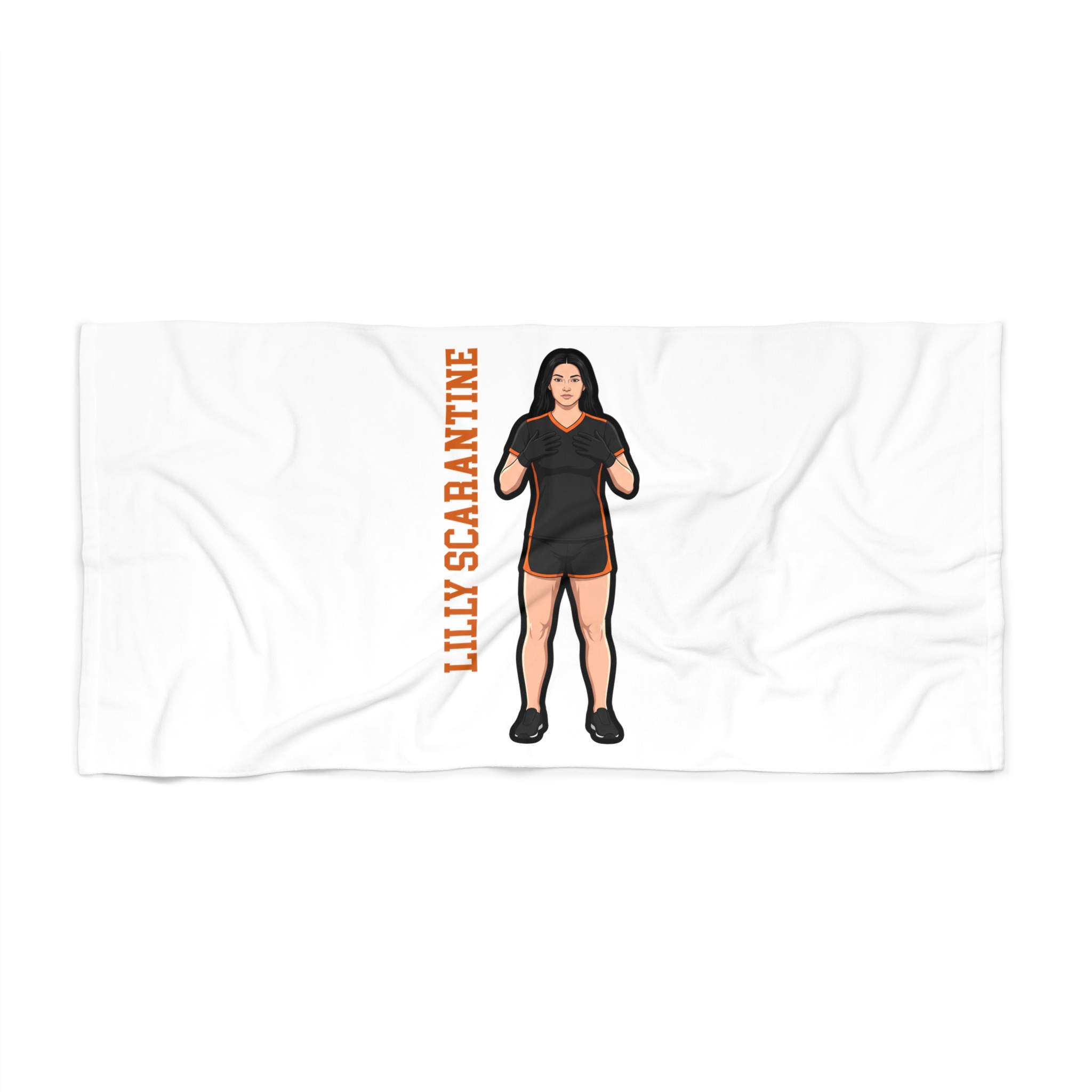 Beach Towel — character_name_vertical in Classic