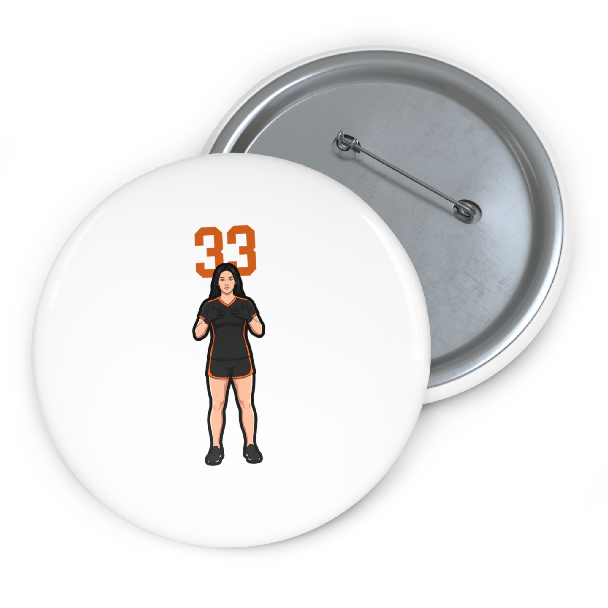 Game Day Pin — character_number_top in Classic
