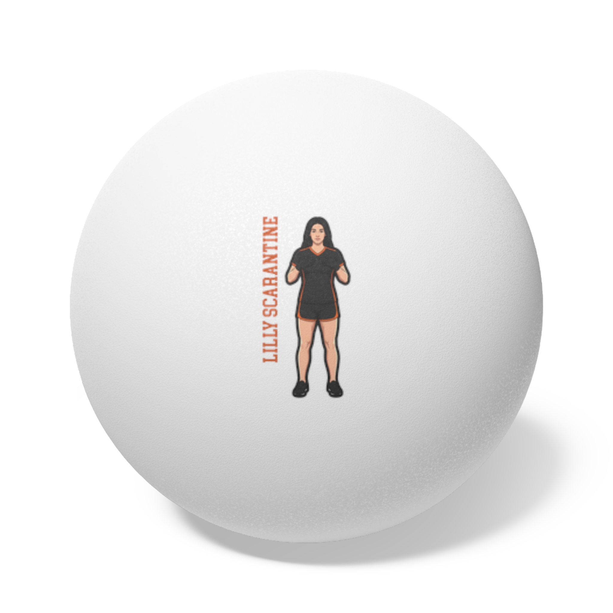 Ping Pong Balls, 6 pcs — character_name_vertical in White