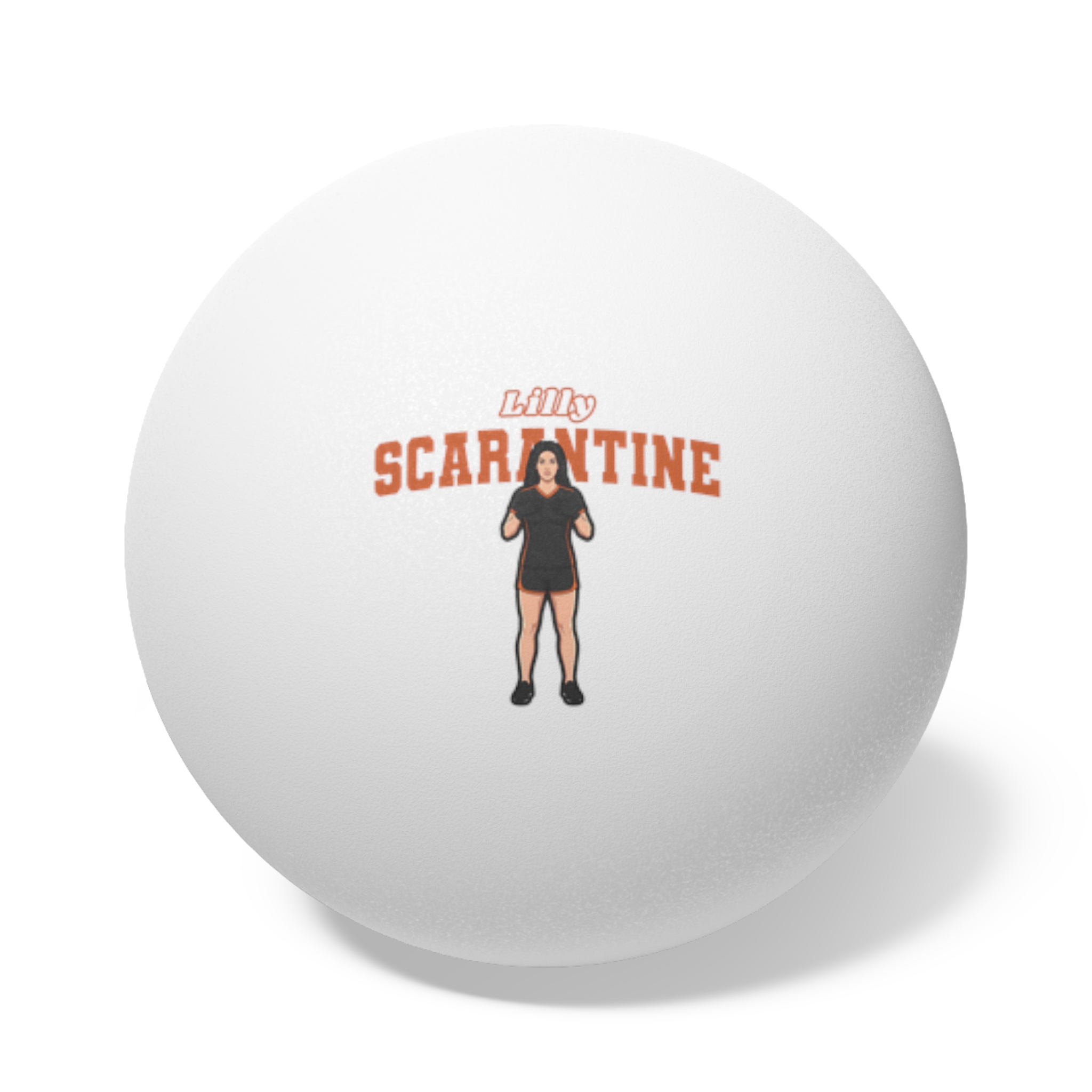 Ping Pong Balls, 6 pcs — character_name_arch in White