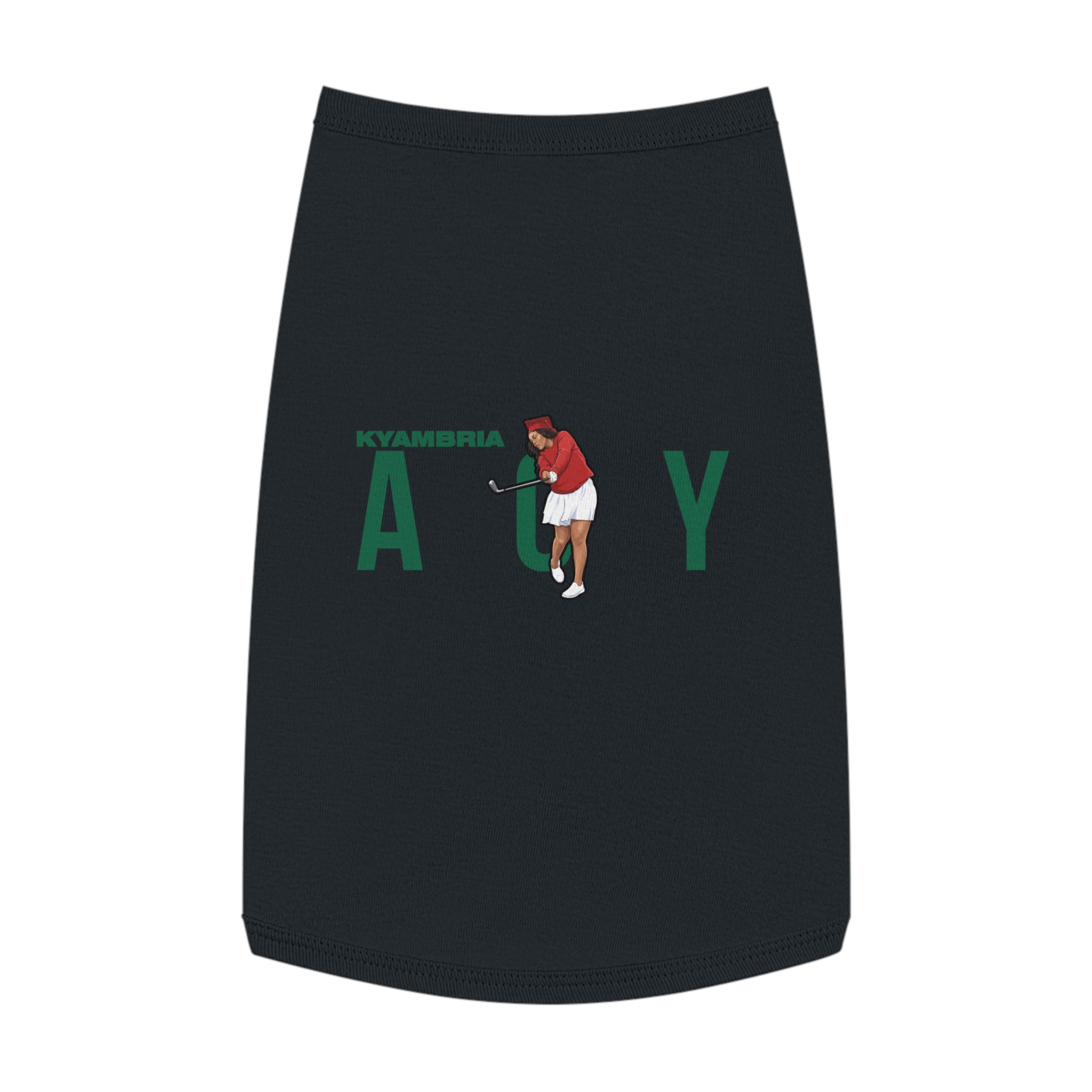 Pet Tank Top — character_player_name in White