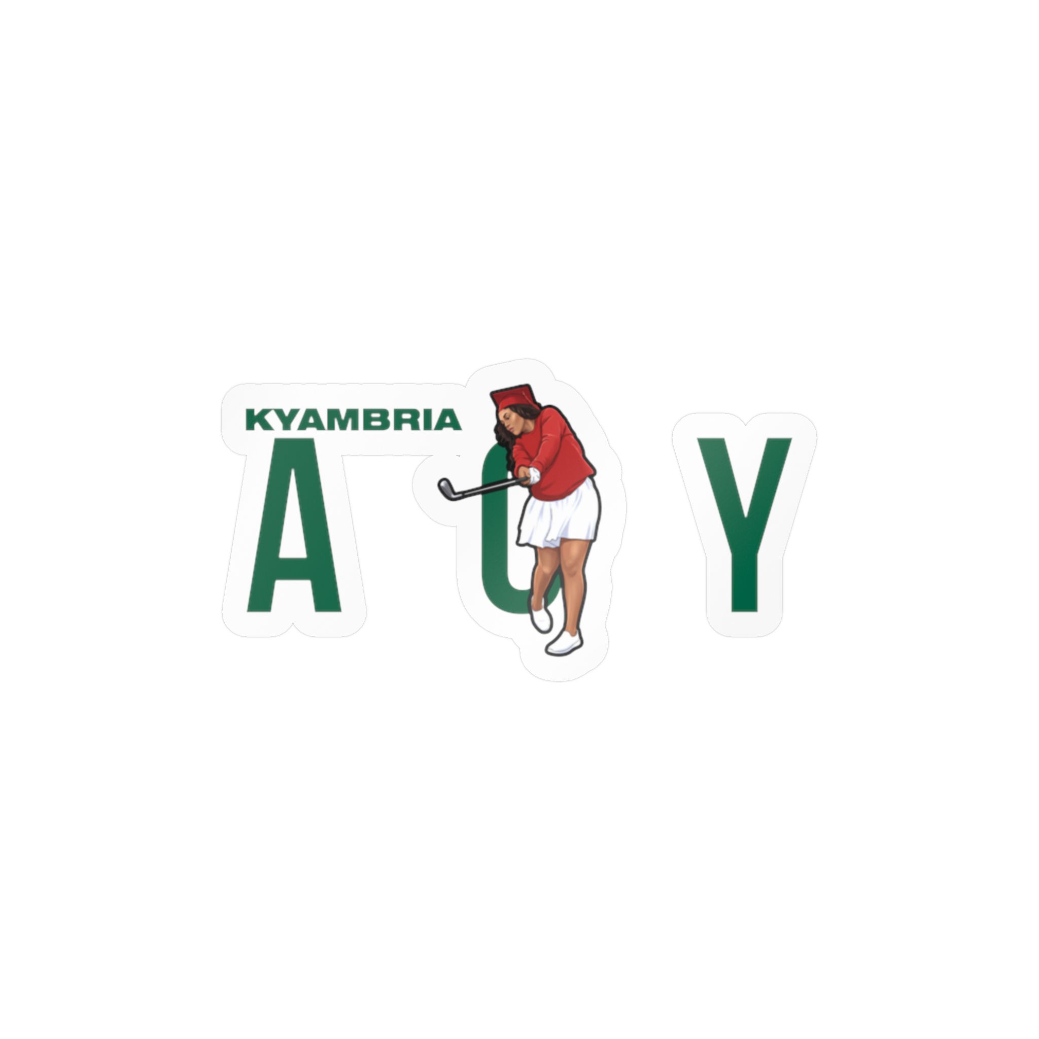 Vinyl Sticker — character_player_name in Classic