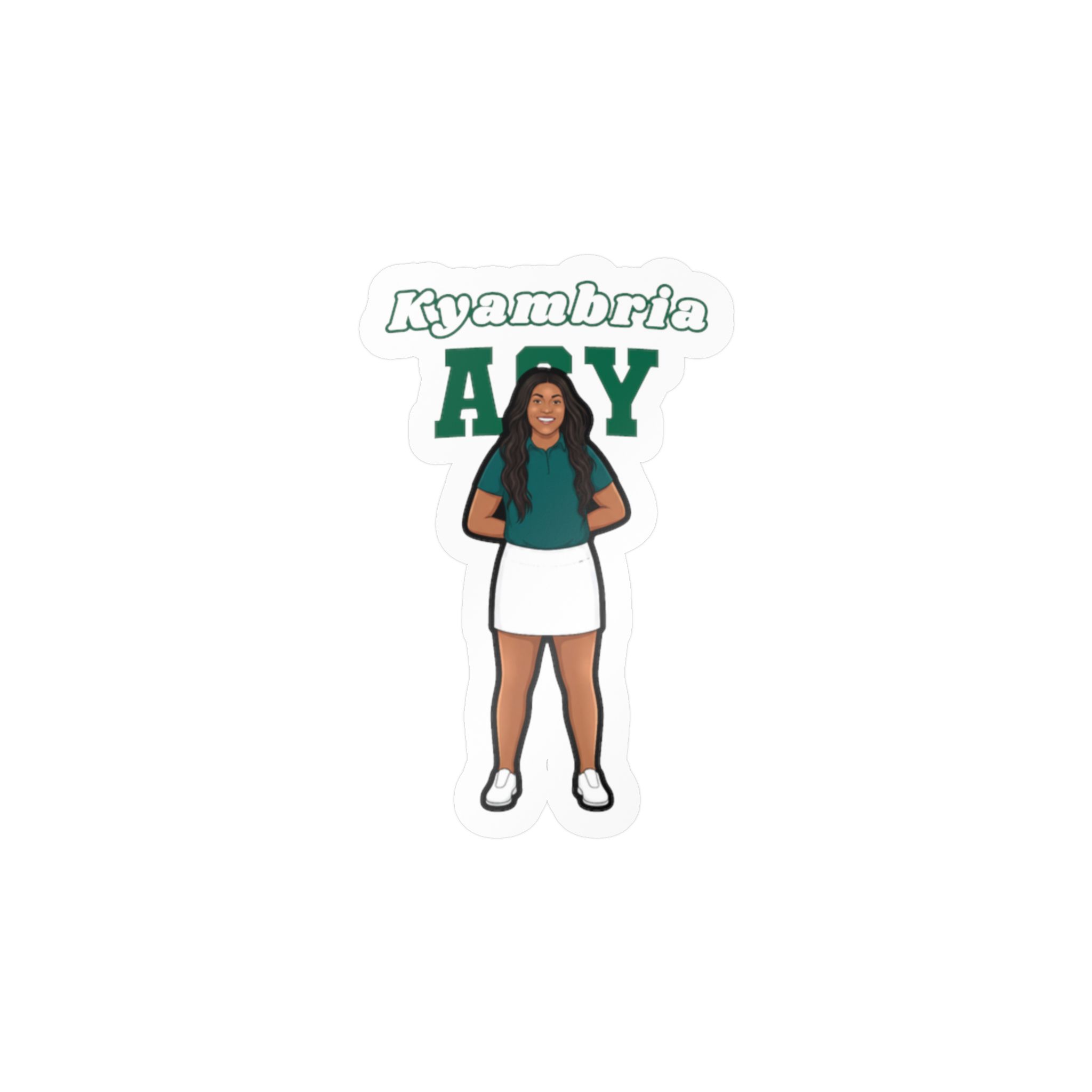 Vinyl Sticker — character_name_arch in Classic