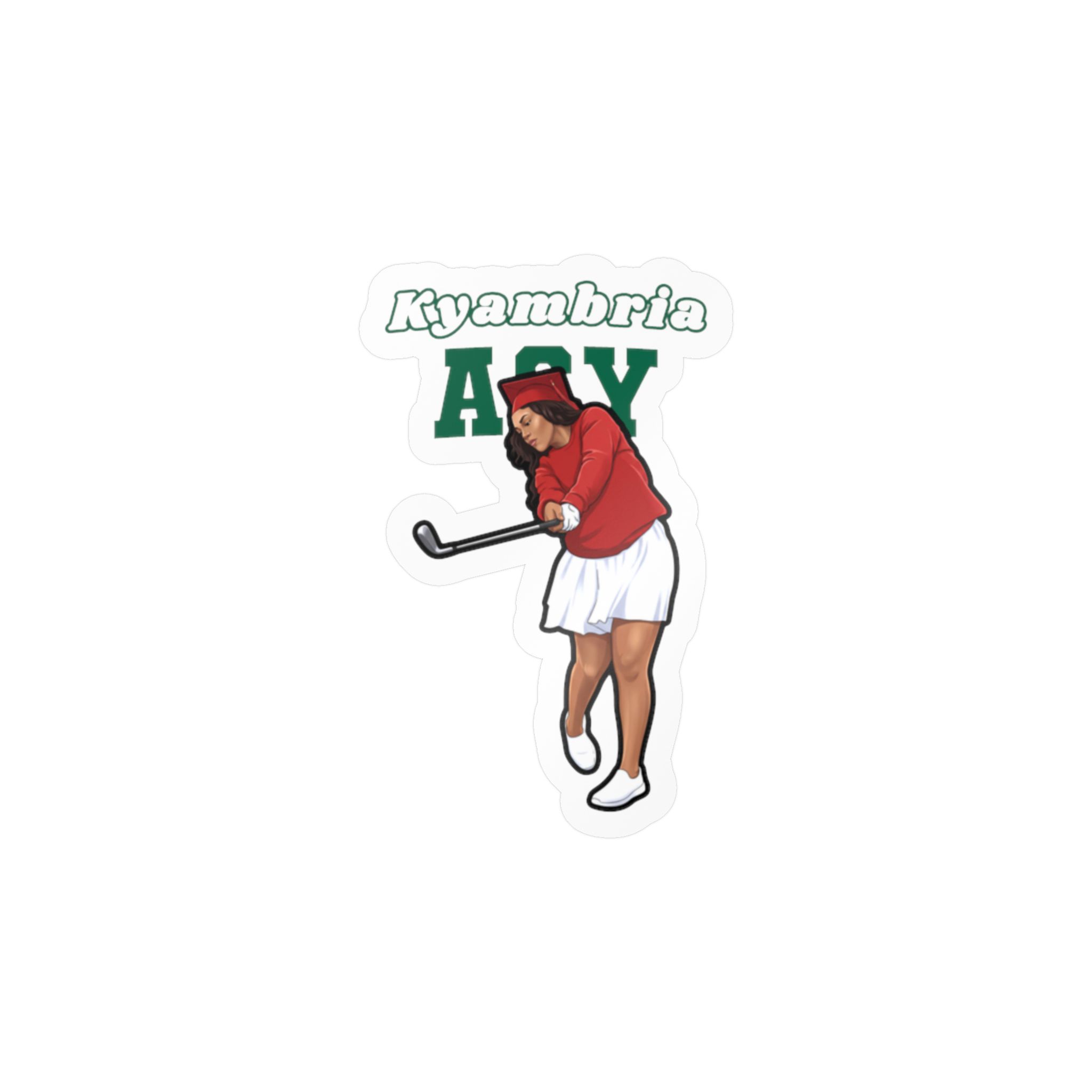 Vinyl Sticker — character_name_arch in Classic