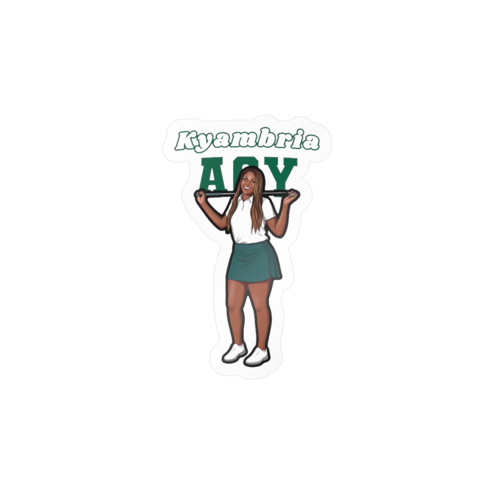 Vinyl Sticker — character_name_arch in Classic