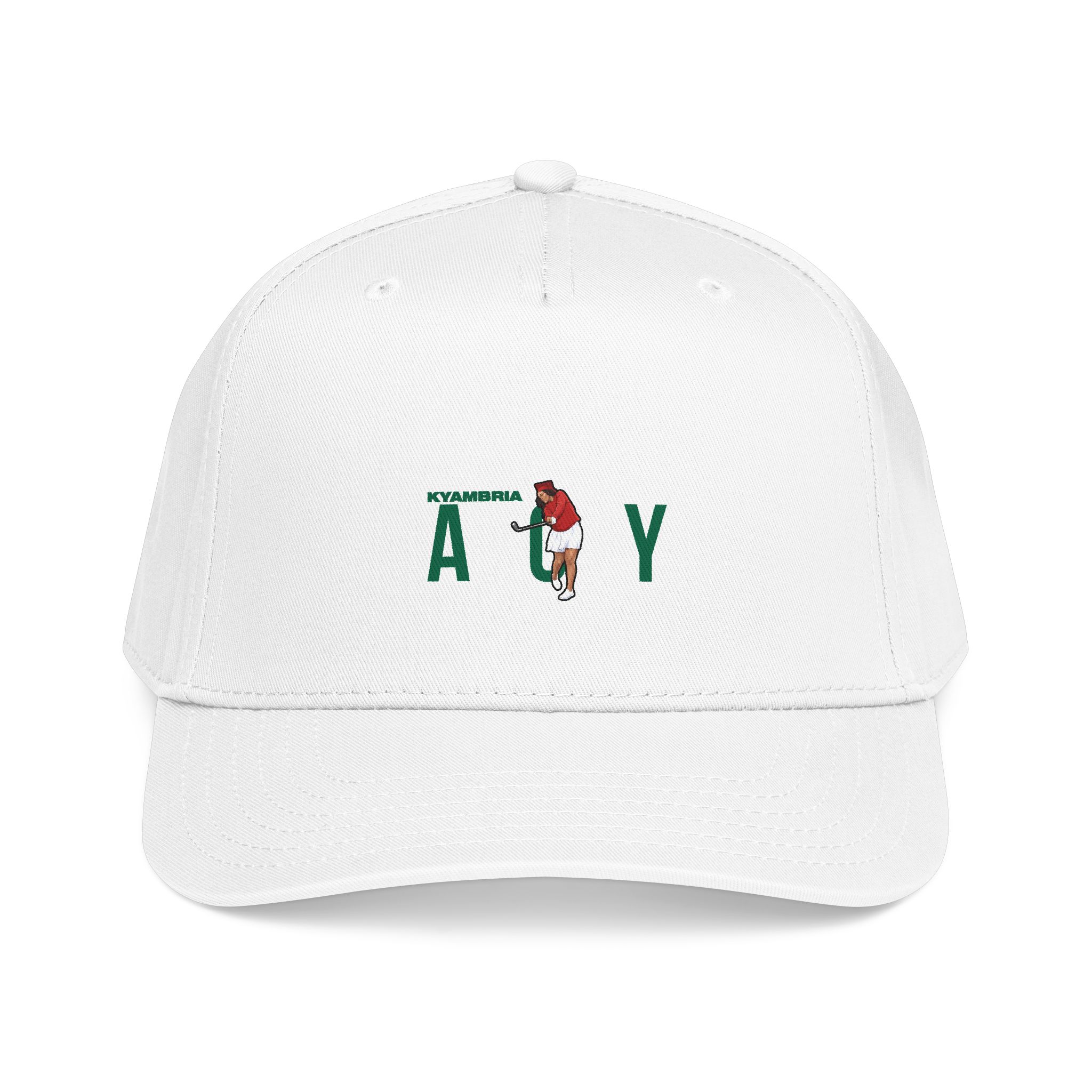 Baseball Cap — character_player_name in White