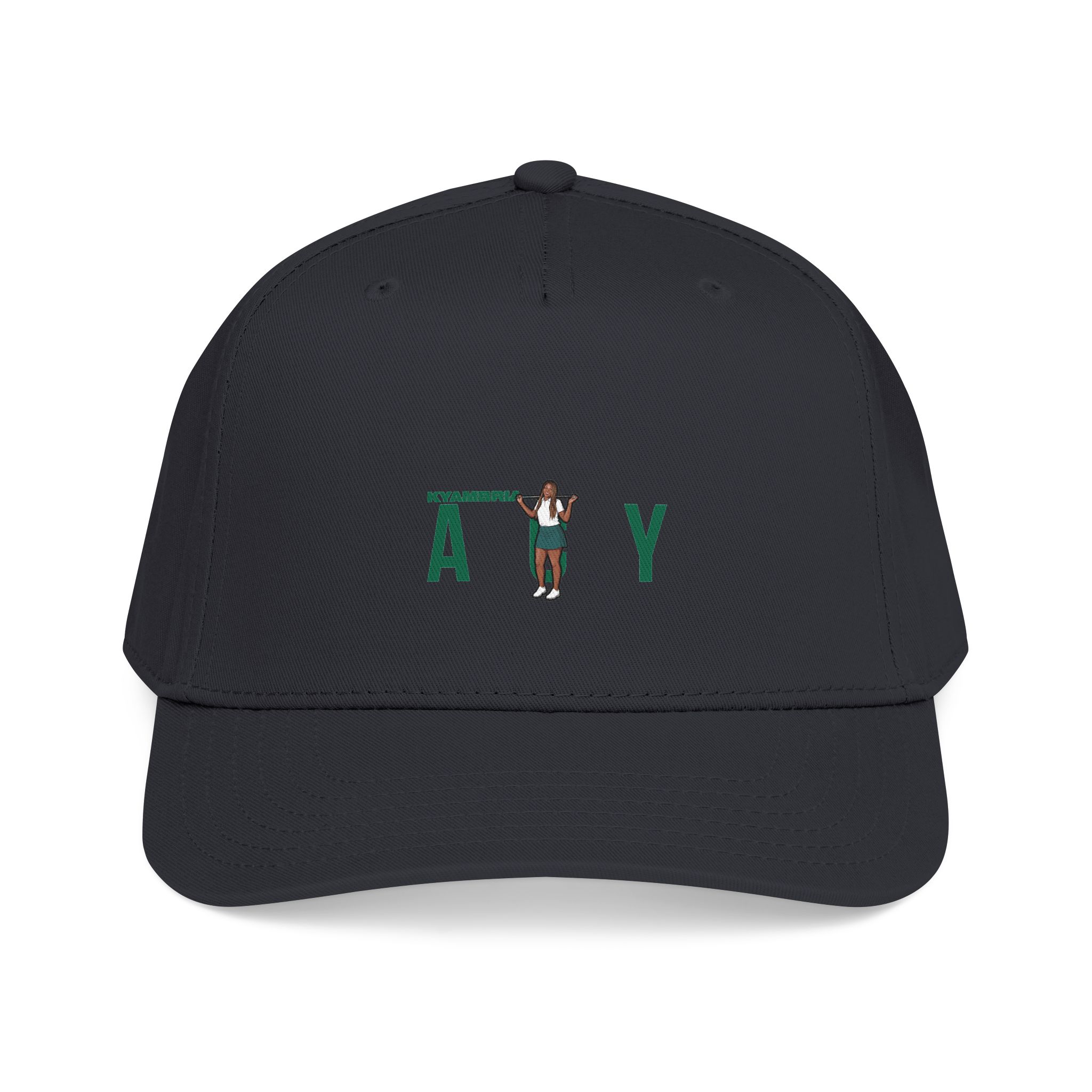 Baseball Cap — character_player_name in Black
