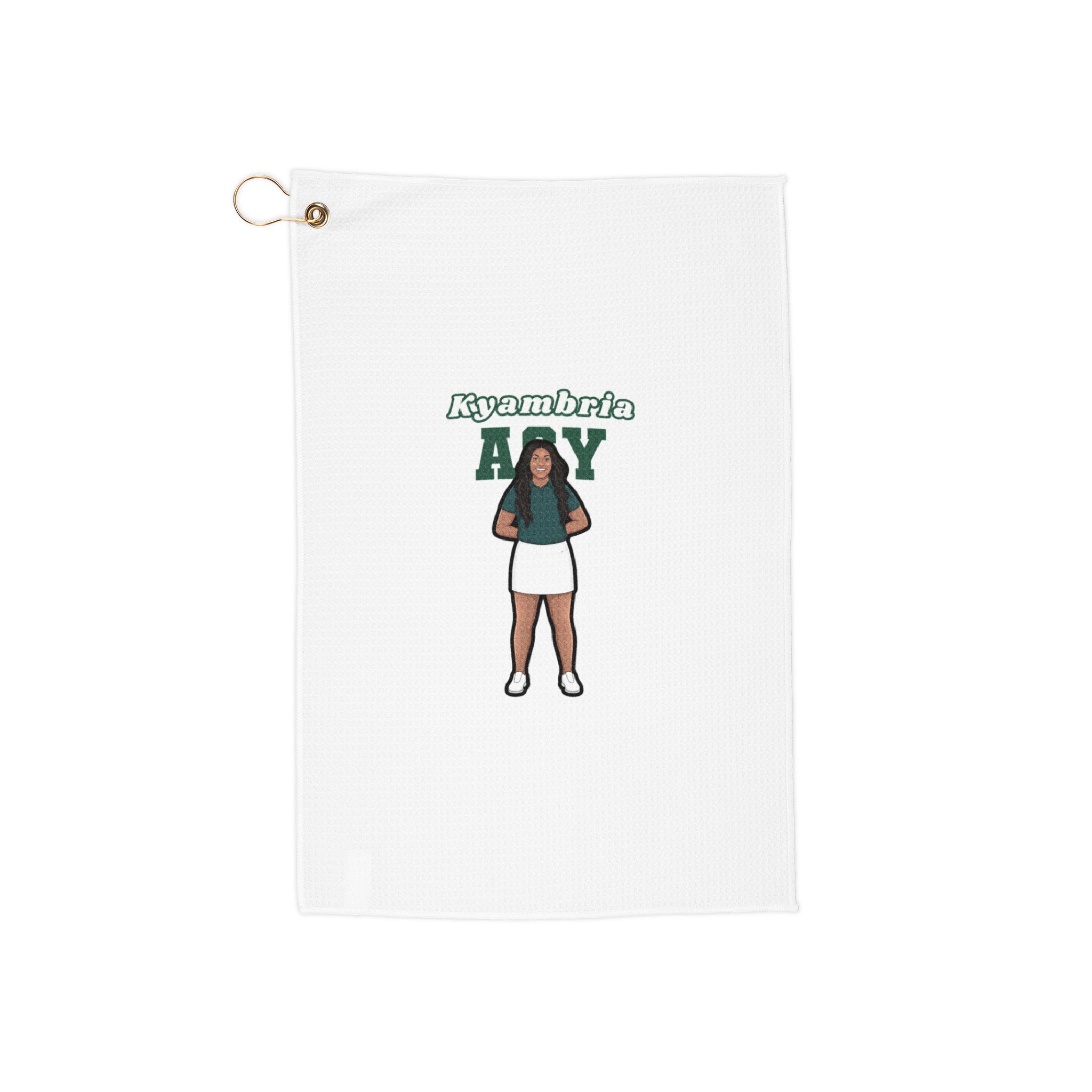 Golf Towel — character_name_arch in Classic