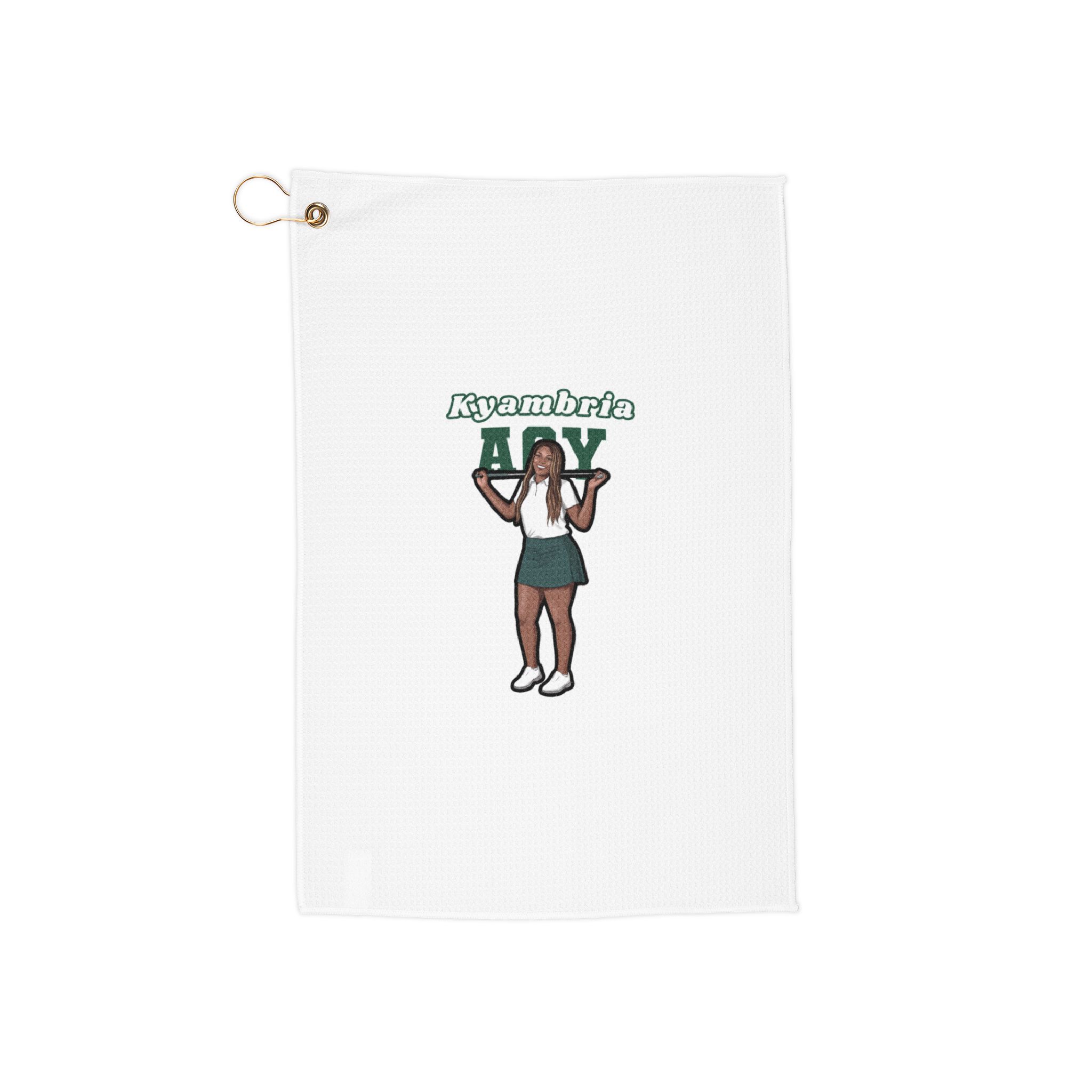 Golf Towel — character_name_arch in Classic