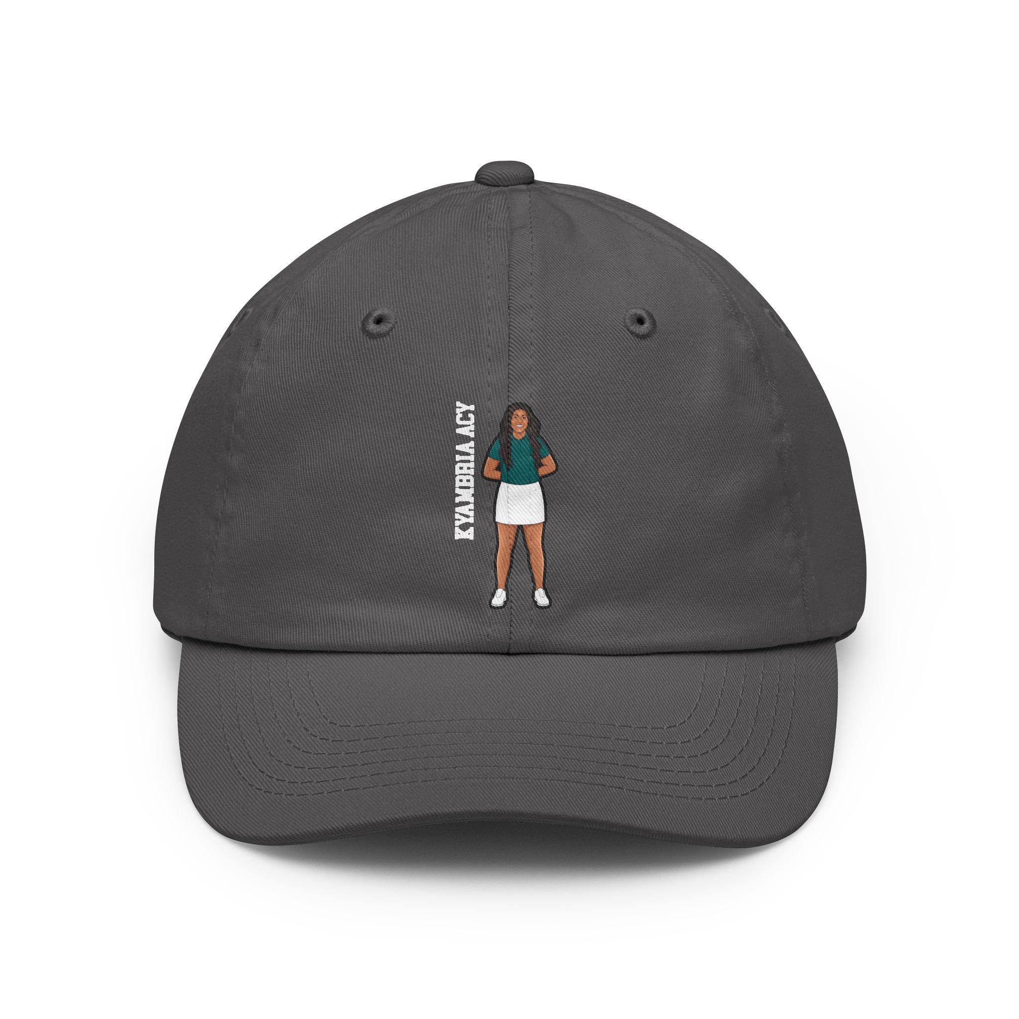 Classic Cap — character_name_vertical in Grey