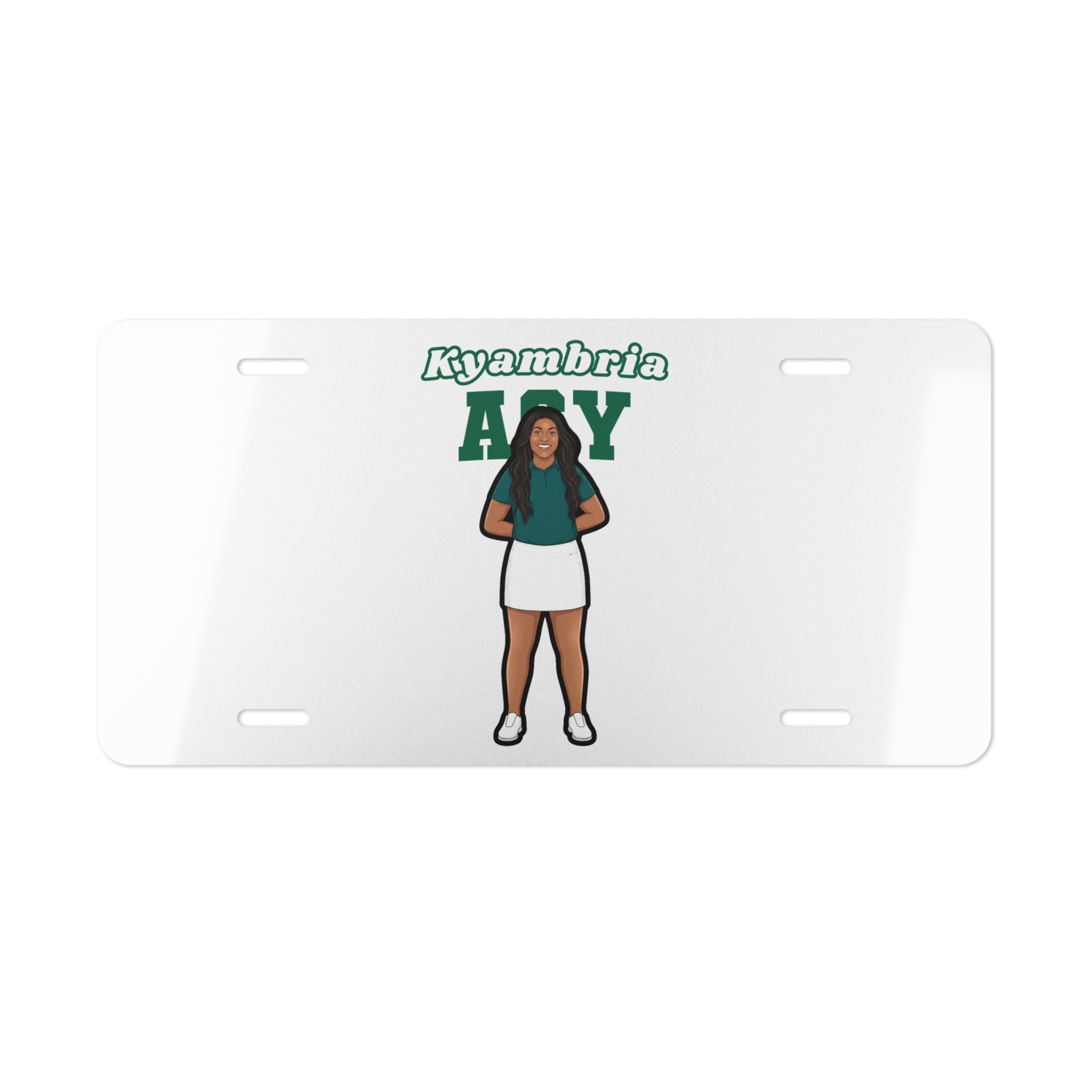 License Plate — character_name_arch in Classic