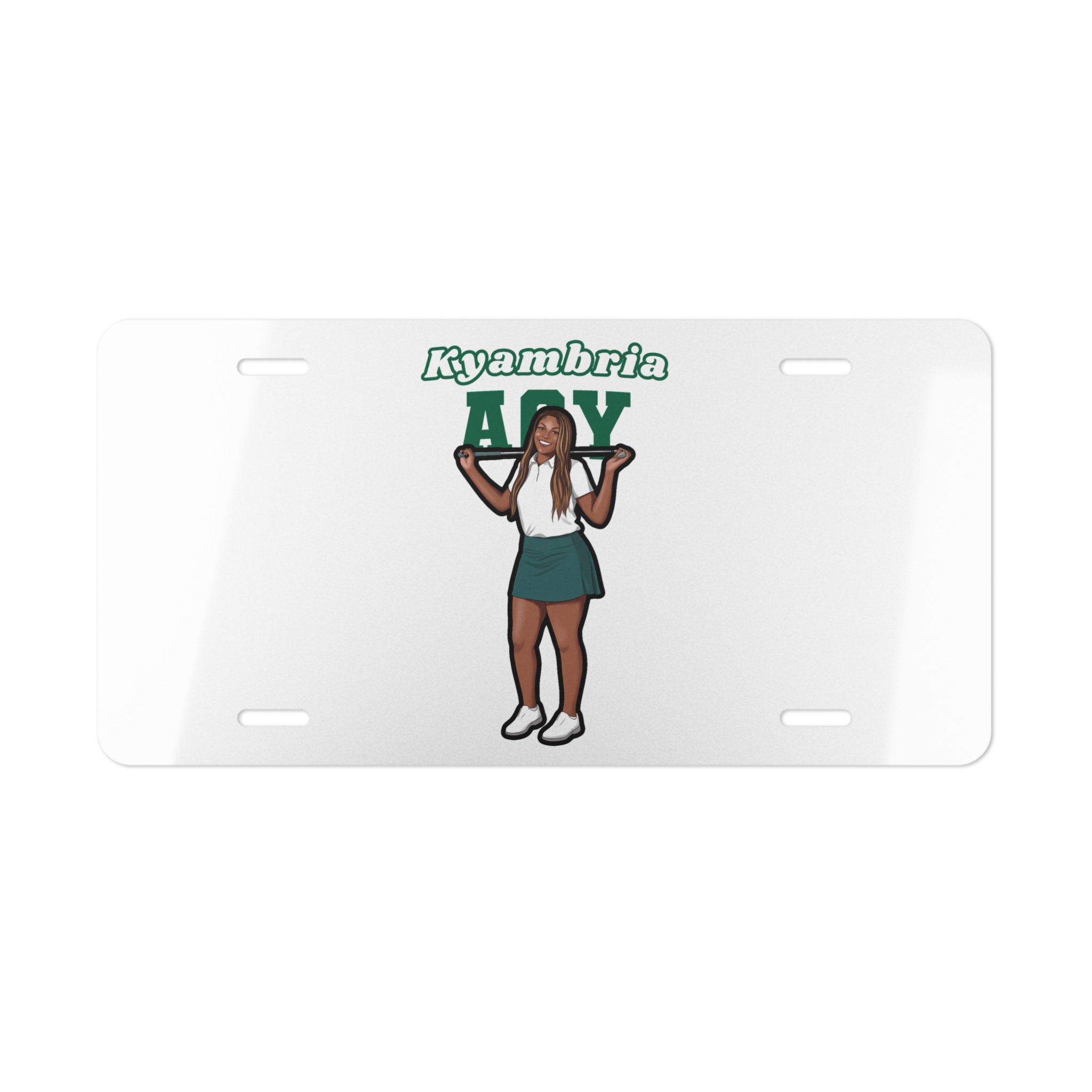License Plate — character_name_arch in Classic