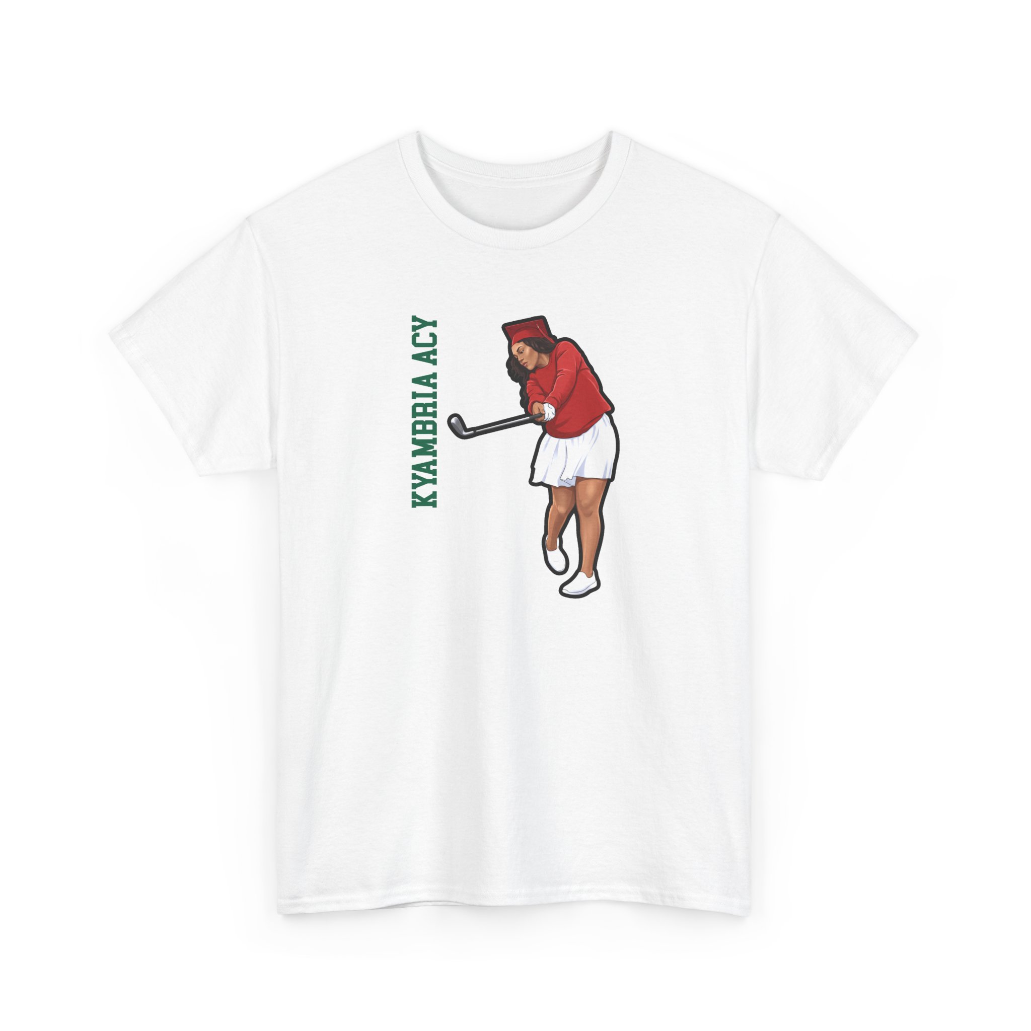 Tee — character_name_vertical in White