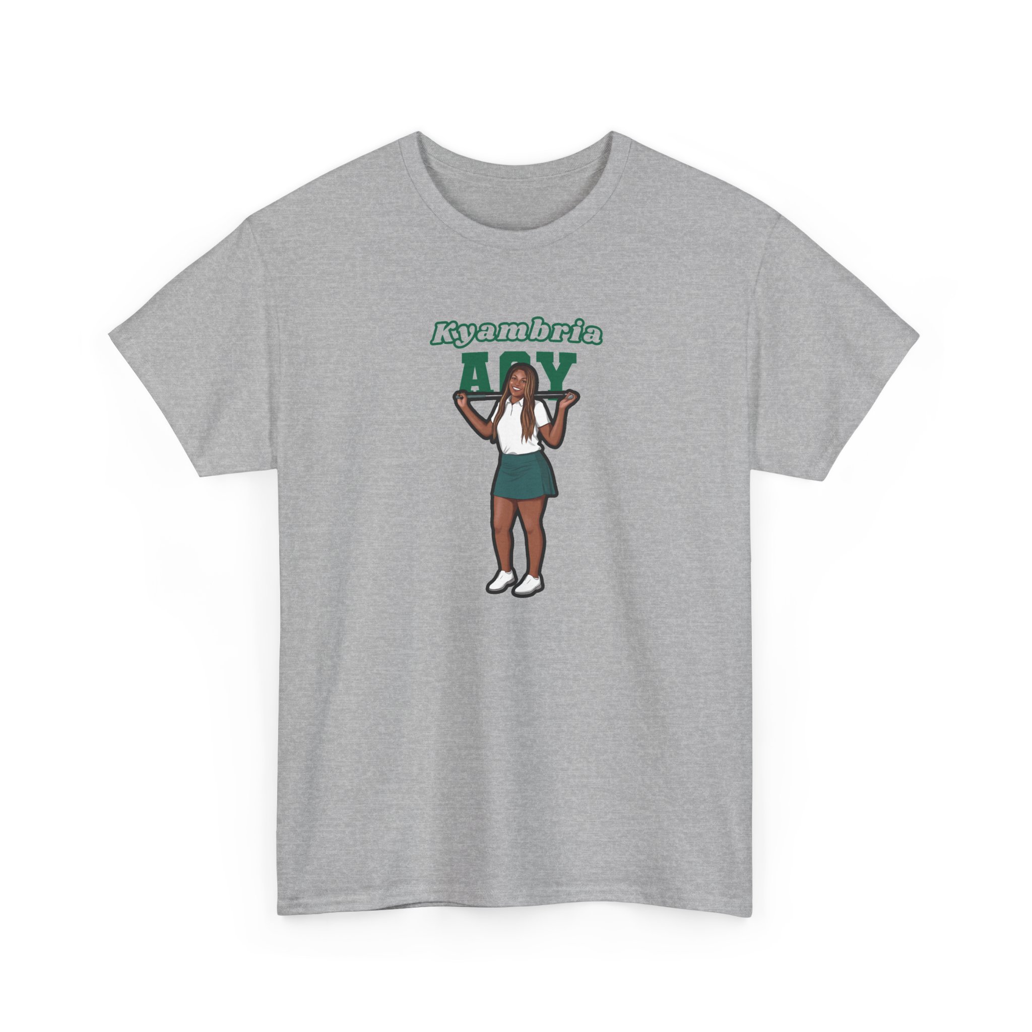 Tee — character_name_arch in Grey