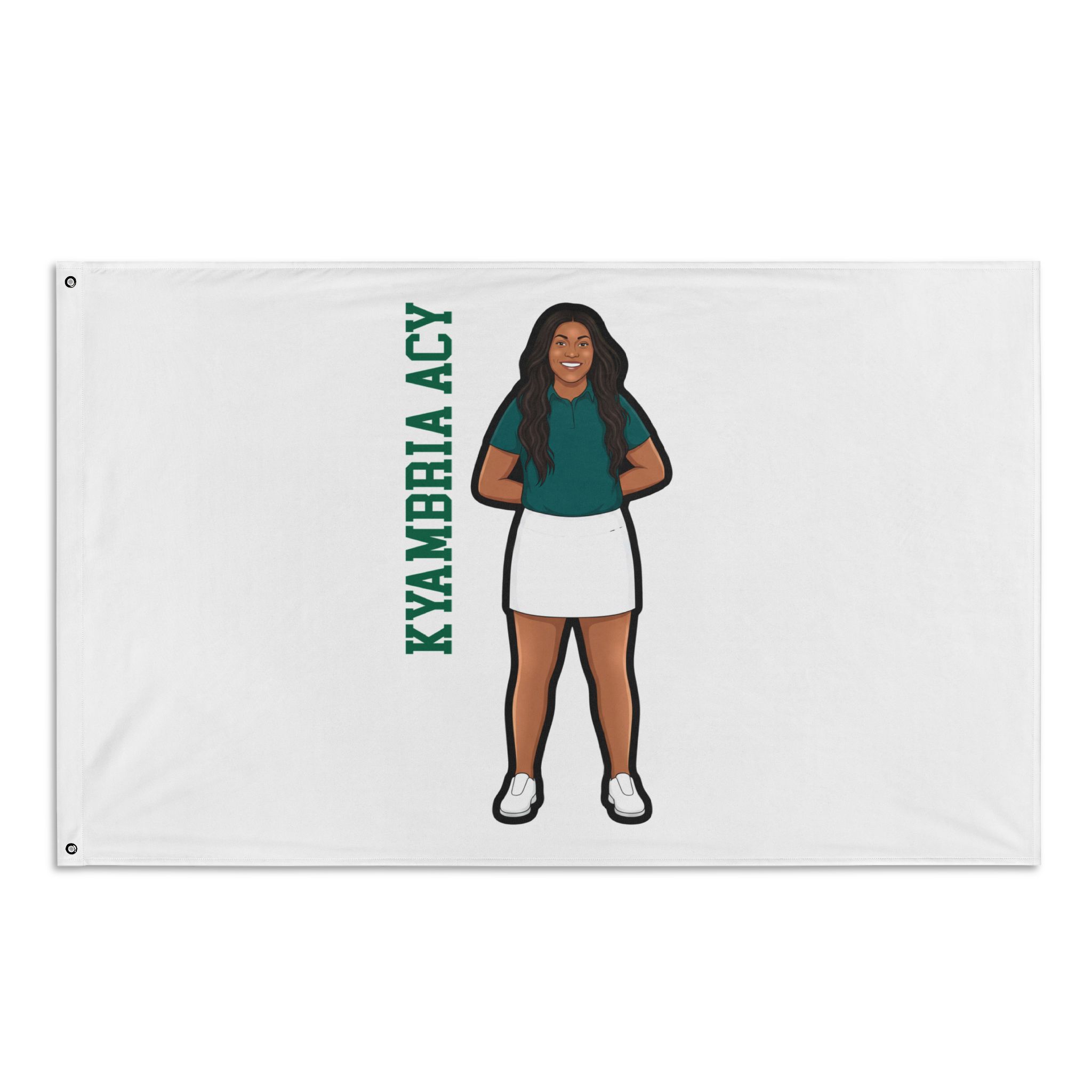Flag (35 × 56 in) — character_name_vertical in Classic