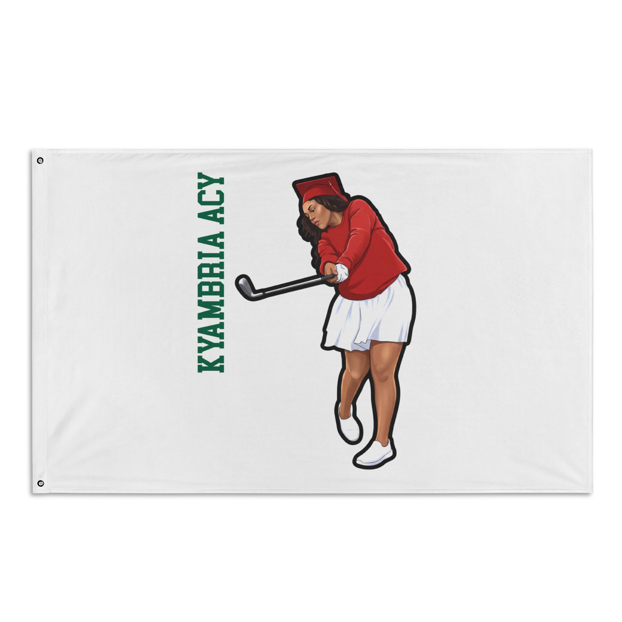 Flag (35 × 56 in) — character_name_vertical in Classic