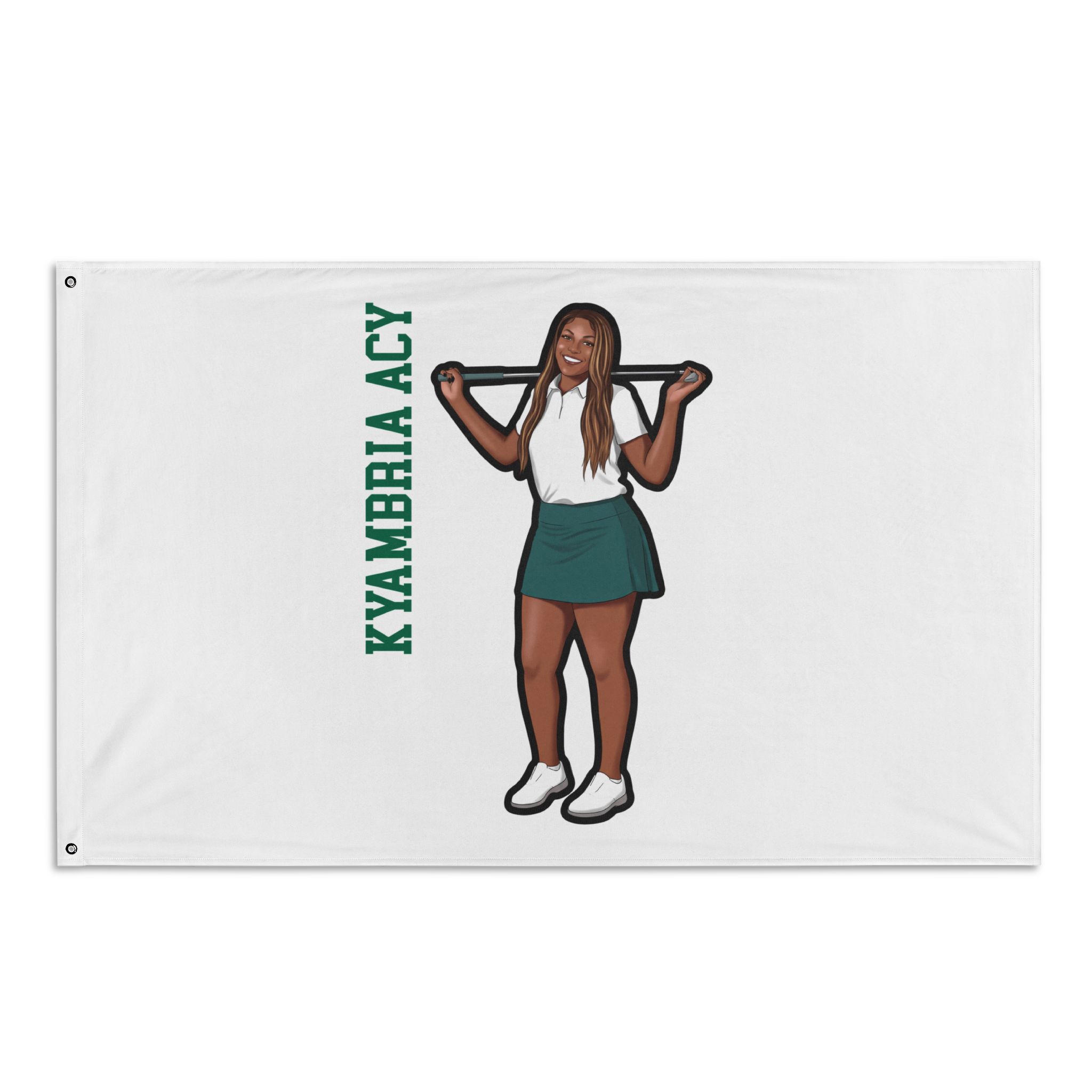 Flag (35 × 56 in) — character_name_vertical in Classic