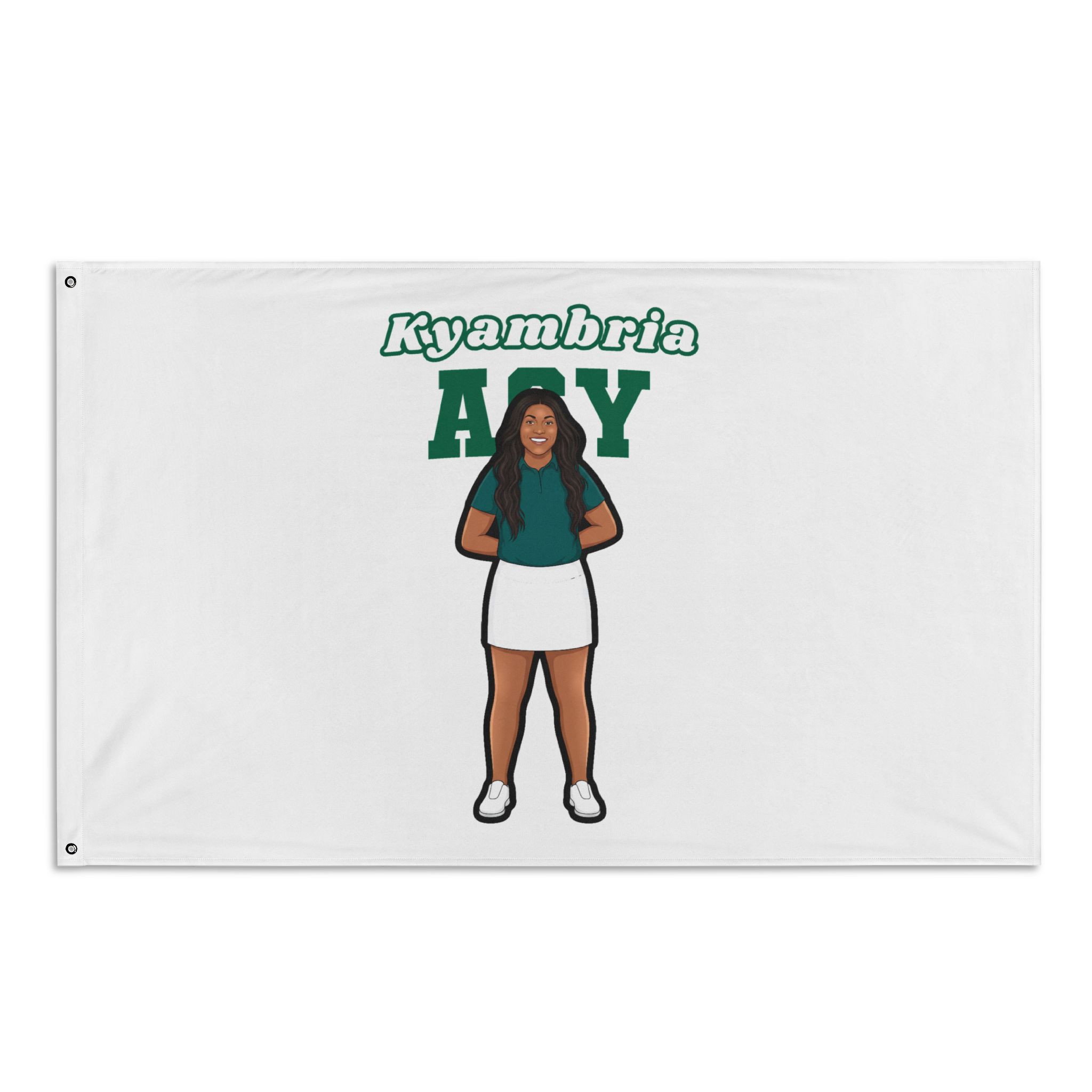 Flag (35 × 56 in) — character_name_arch in Classic