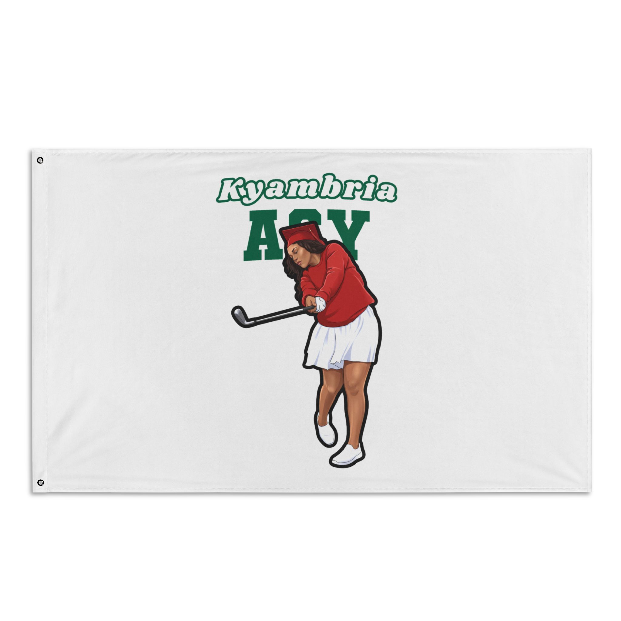 Flag (35 × 56 in) — character_name_arch in Classic