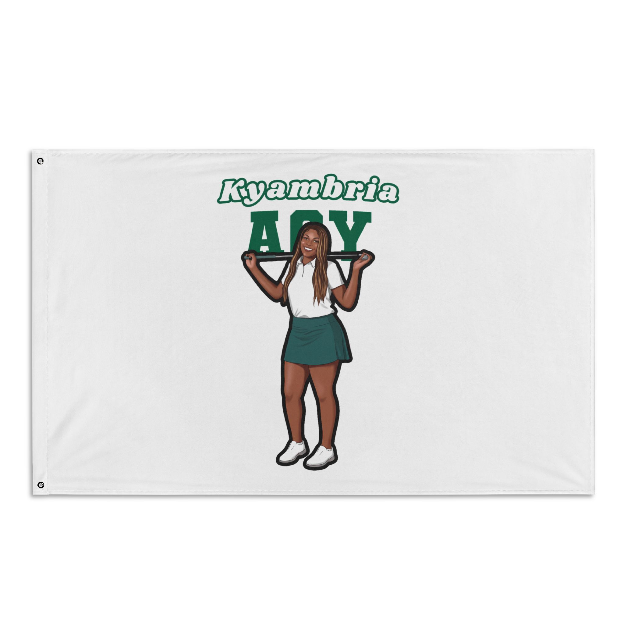 Flag (35 × 56 in) — character_name_arch in Classic