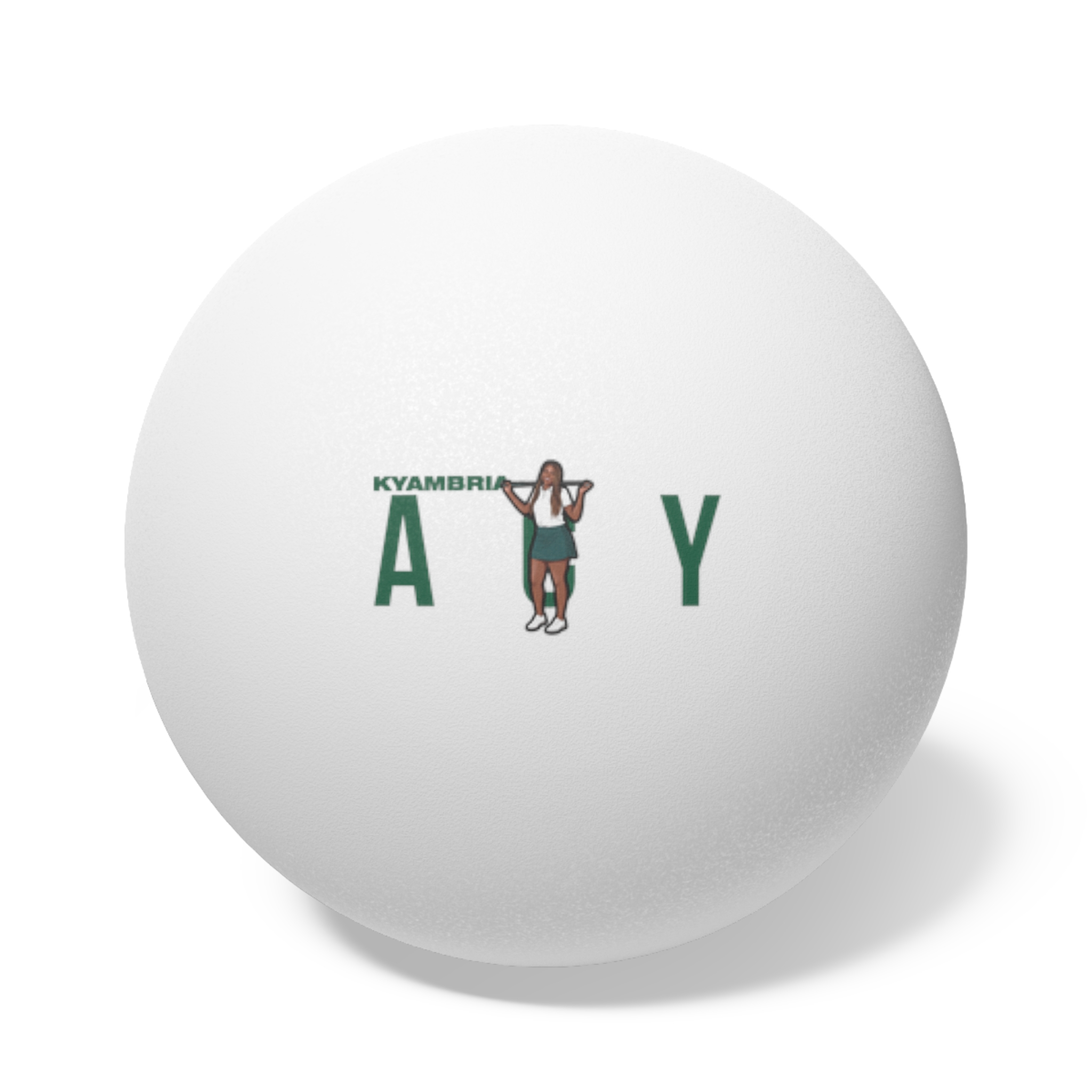 Ping Pong Balls, 6 pcs — character_player_name in White