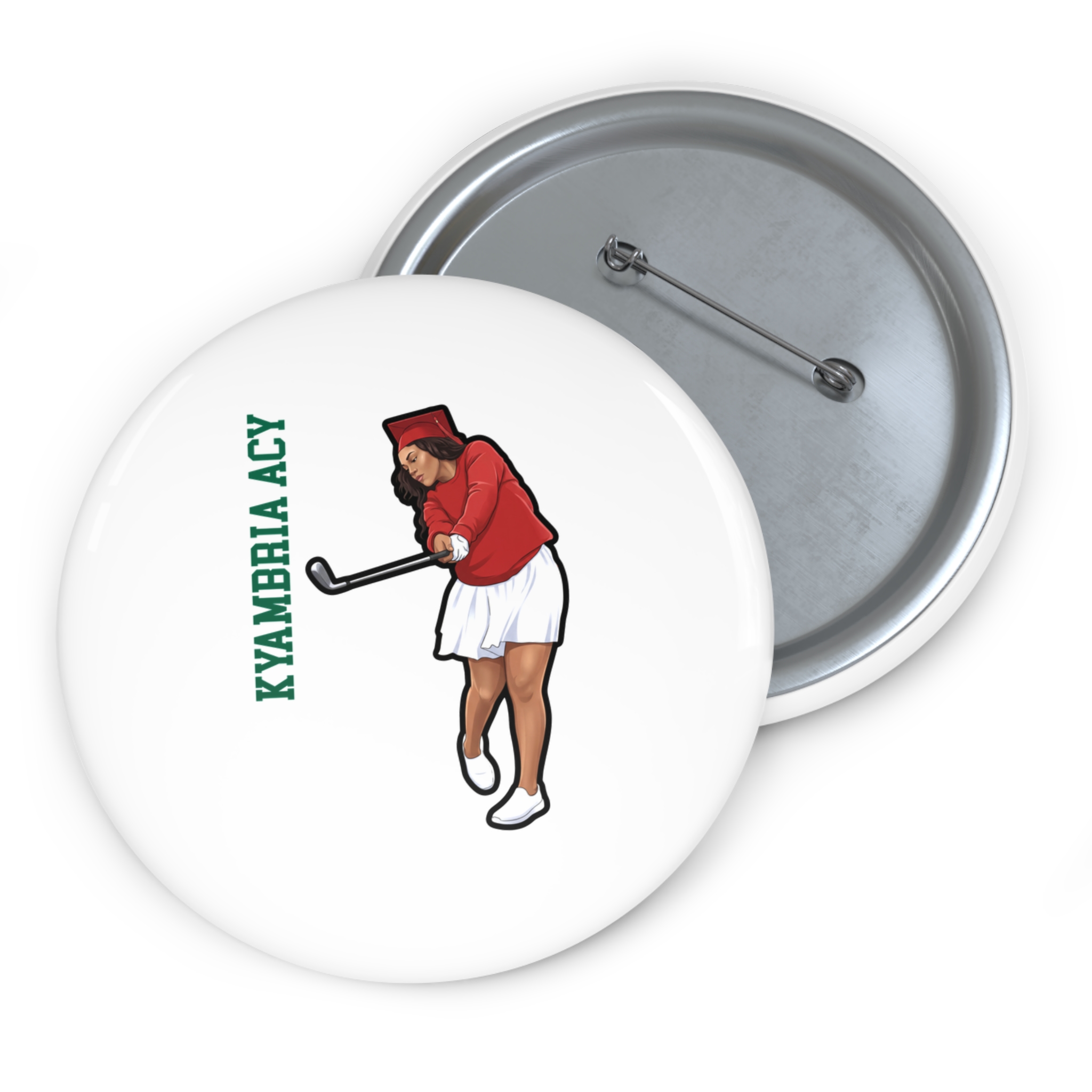 Game Day Pin — character_name_vertical in Classic