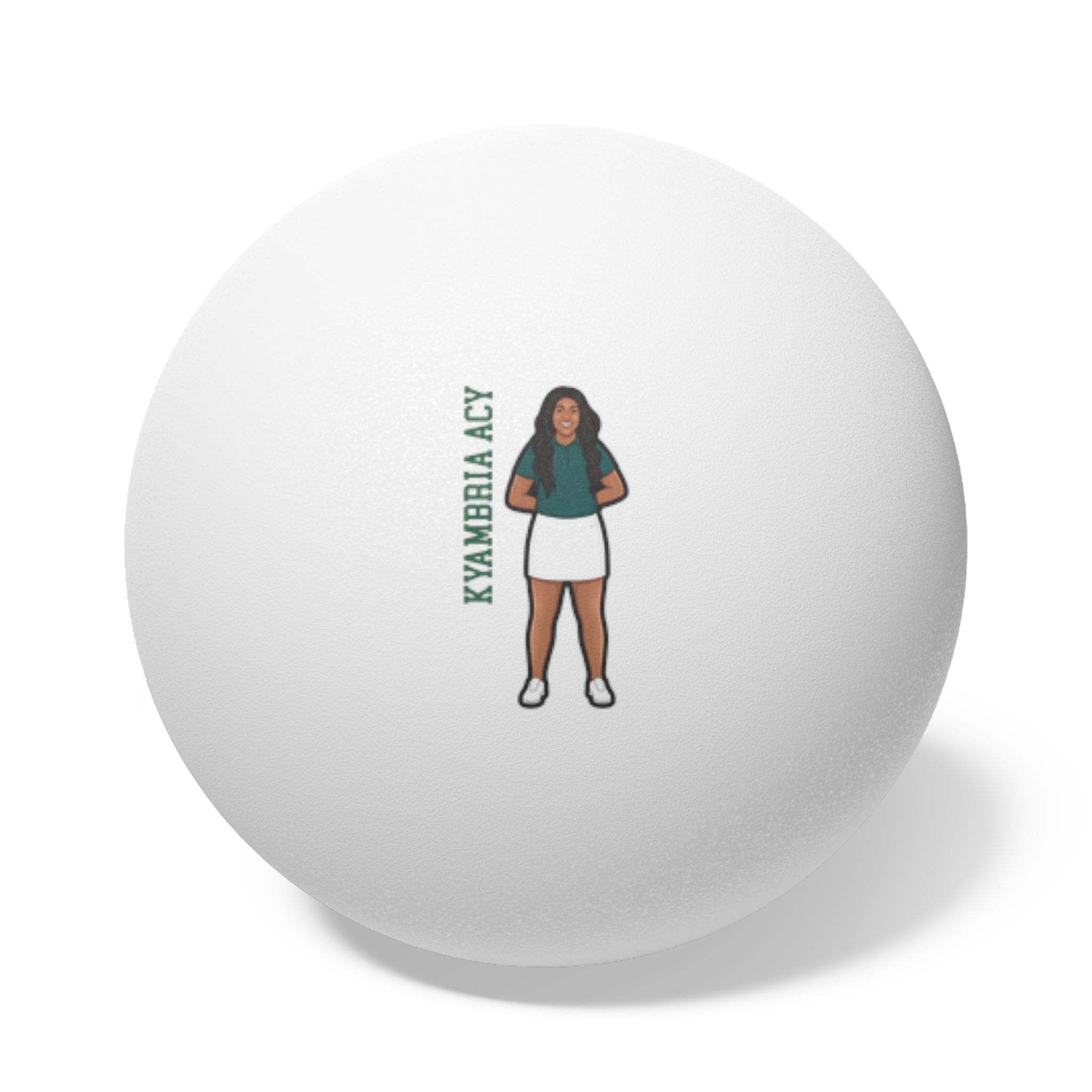Ping Pong Balls, 6 pcs — character_name_vertical in White