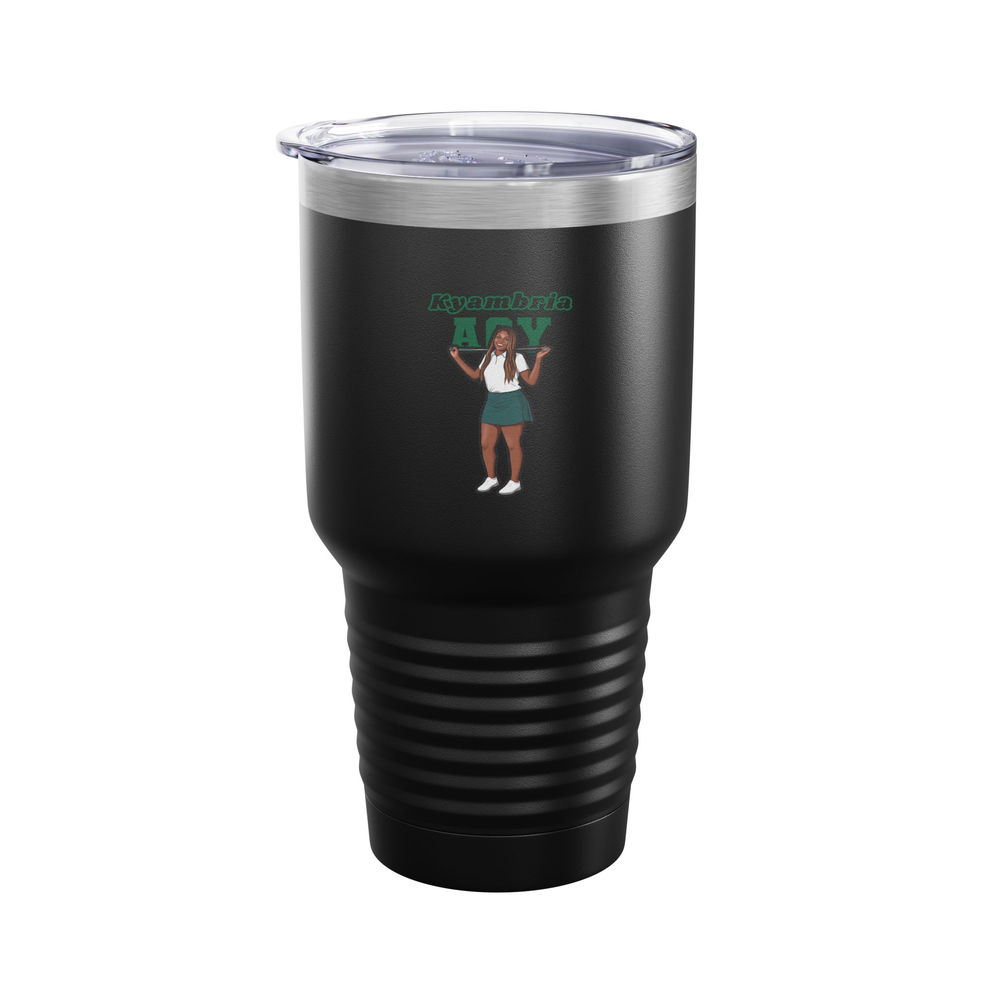 30oz Tumbler — character_name_arch in Black