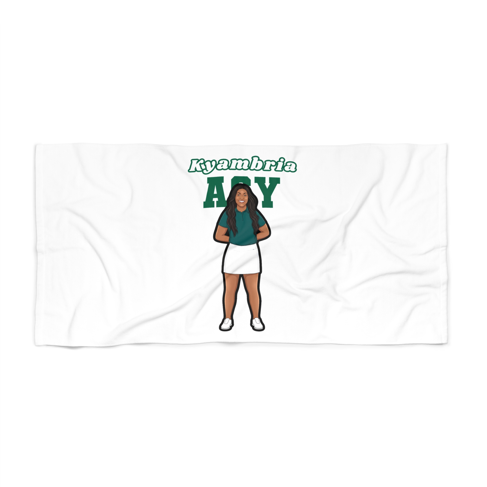 Beach Towel — character_name_arch in Classic