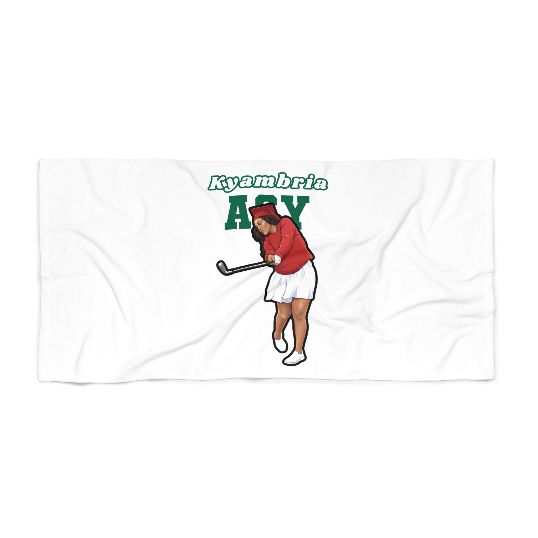 Beach Towel — character_name_arch in Classic