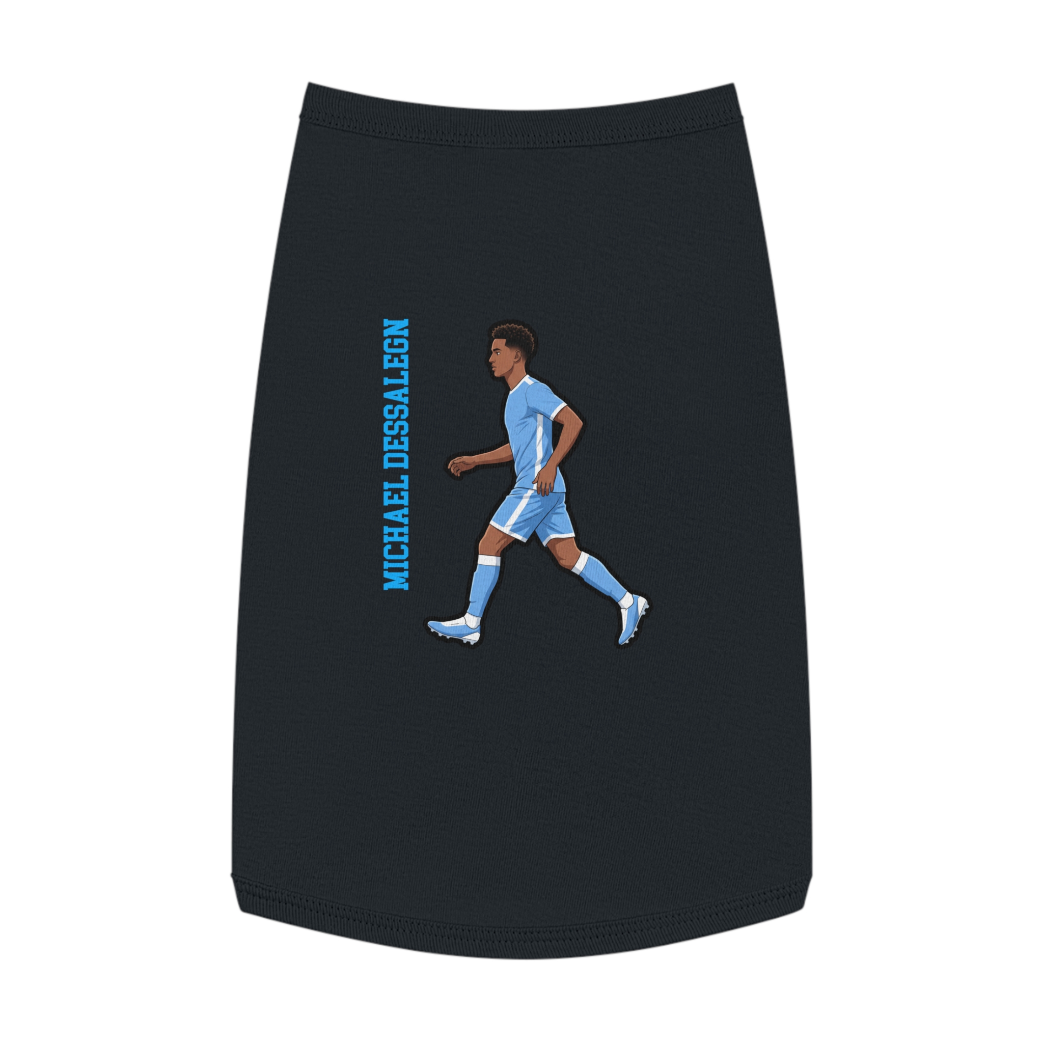 Pet Tank Top — character_name_vertical in White